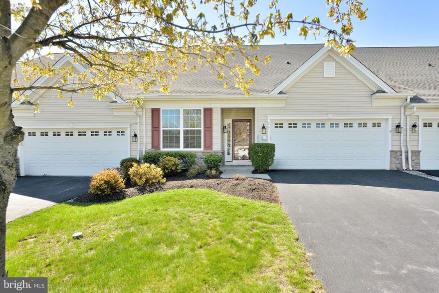 Welcome to your new Home!  This delightful interior unit townhouse offers comfort and style with newly installed carpets.  This property is perfect for those seeking a cozy and inviting living space.  Two spacious bedrooms provide ample room for relaxation and rest.  Two bathrooms ensure convenience and privacy for all residents.  The dining room is adorned with wainscoting and the living room offers a gas fireplace.  The large eat-in kitchen has a nice-sized island, gas cooking, laminate flooring, and a sliding door leading to the back.  Step outside to the private patio area with a privacy fence, ideal for outdoor relaxation or entertaining.  Stay cool and comfortable with the brand-new air conditioning system installed in April 2024.  The roof was replaced in October 2022 and a new water heater was installed in the summer of 2023.  Hillview is a well-maintained community with landscaped grounds and many amenity buildings.  This move-in ready townhome offers the perfect canvas for personalization and customization.  Make this wonderful townhouse your own and start enjoying a carefree lifestyle!