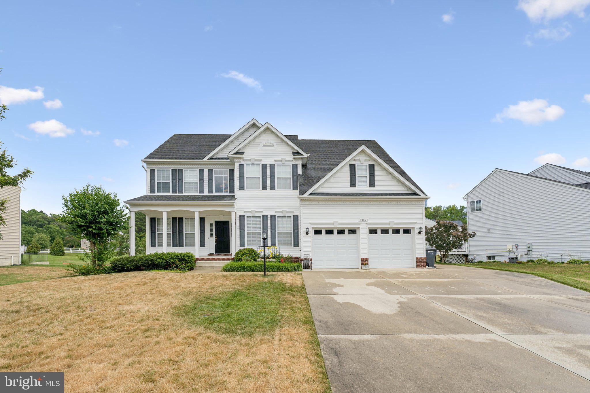 Spacious 5-Bedroom Colonial with Fully Finished Basement in Sought-After Great Mills... Welcome to 20828 Flour Mill Court, an impressive 5-bedroom, 4-bathroom Colonial-style home boasting over 4,000 square feet of thoughtfully designed living space in the desirable Greenbrier neighborhood... This beautiful property offers the perfect combination of functionality, comfort, and modern charm... Step inside to discover an inviting open-concept layout with generous natural light throughout... The main level features multiple living areas, ideal for both formal gatherings and casual family time... The chef’s kitchen features ample cabinetry, generous counter space, and a spacious breakfast area that seamlessly flows into the cozy family room... Retreat upstairs to the expansive primary suite, complete with a large walk-in closet and a spa-inspired ensuite bathroom featuring dual vanities and a soaking tub... Four additional well-sized bedrooms provide ample space for family, guests, or a home office... The fully finished basement offers endless possibilities as a media room, gym, playroom, or additional entertaining space, complemented by a full bathroom for convenience... Enjoy thoughtful touches throughout, including: Large laundry room with utility sink and built-in cabinetry for organization and ease... Modern bathrooms with dual vanities and sleek finishes... Bright and spacious bedrooms with ceiling fans and generous closets... Outdoor potential with a backyard perfect for entertaining, gardening, or relaxing... Located on a quiet cul-de-sac with easy access to PAX Naval Air Station, shopping, dining, and top schools, this home is ready to welcome its next owners with space, versatility, and timeless appeal... Don’t miss this incredible opportunity—schedule your private tour today and envision your life in this stunning Great Mills property.
