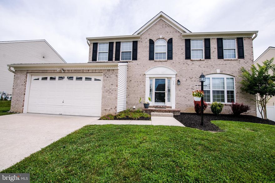 Rarely available and meticulously maintained, Brick-Front Colonial, located in a quiet and secluded, yet convenient Carney neighborhood, with 4 Bedrooms, 3.5 Bathrooms, and 2 car garage. Half-bath powder room upon entrance into the large foyer. Bright living room with crown molding and ceiling fan. Follow the columned archway leading to the elegant formal dining room with chair-rail and wainscoting. Updated eat-in kitchen with breakfast bar, granite countertops, custom backsplash, stainless steel appliances, double sink, cherry cabinets, wine rack and an oversized pantry. Sliding doors off the breakfast room lead to a large deck overlooking a serene nature scene. Beyond the kitchen is a bright family room with gas fireplace and ceiling fan. Laundry room on the first floor with updated washer and dryer only 3 years new. Upstairs hosts the primary suite with new flooring, walk-in closet, and gorgeous primary bathroom with a marble countertop double vanity sink, jacuzzi tub, and steam shower. 3 additional bedrooms with ceiling fans, and full bathroom with double vanity complete the top floor. Well insulated attic with tons of storage. The large finished basement is great for entertaining, with both a family room and a separate recreation room complete with a billiards table. (Pool table included in the sale at no additional cost if the new homeowners would like it, but can be removed). Oversized utility room provides excess storage. Over 2,600 Finished Sqft, and over 3,200 Total Sqft. Backs to private forestland with conservation so no homes can be built. This home has been very well maintained. Roof and gutters only 4 years old. Private neighborhood with easy access to 695 and I-95. Schools zoned PERRY HALL HIGH, PINE GROVE MIDDLE, SEVEN OAKS ELEMENTARY.