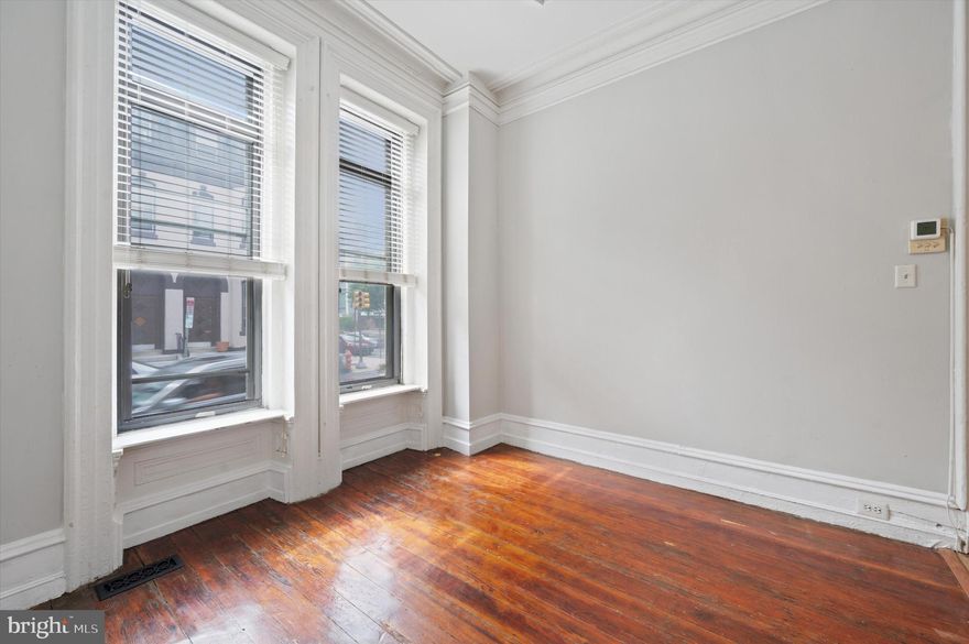 Live Smart in Logan Square! This sunny, lofted one-bedroom is all about the location without the sky high price tag. Located on the main floor, this bright and airy unit features an open layout that adapts to your lifestyle, an updated kitchen and bathroom, and original hardwood floors that bring the charm. Whether you're a city commuter, a student at Penn or Drexel, or just want to live steps from the action, this place is perfectly positioned in Center City. You're close to the Parkway, museums, campuses, and just three blocks from Trader Joe's. Bonus: it's a rider’s paradise, a biker’s dream, and a walker’s wonderland. If you want affordability without sacrificing location or personality—this is your spot.