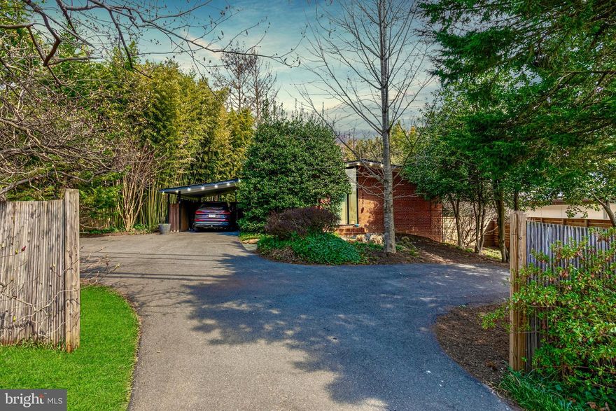 Own a piece of architectural history with this stunning 4-bedroom, 3-bath Mid-Century Modern home, designed by renowned architect Francis Donald Lethbridge—one of D.C.’s most acclaimed modernists and the visionary behind Arlington National Cemetery’s master plan. Celebrated for his ability to harmonize natural surroundings with modern design, Lethbridge crafted this home to blur the lines between indoors and out, with skylights, expansive windows, and a luminous open-concept layout.

Tucked away from the street and surrounded by lush greenery, this private retreat offers the perfect blend of style, comfort, and contemporary living. The main level features a spacious open kitchen with a generous dining area, a large living room with gas fireplace, three bedrooms, and two fully updated baths—all complemented by hardwood floors and timeless Mid-Century warmth. Step out to a large deck and beautifully landscaped backyard—ideal for relaxing or entertaining.

The versatile lower level includes a full in-law or nanny suite with its own bedroom, renovated bath, rec room with gas fireplace, and an additional flexible space perfect for a second bedroom, office, or home gym.

Located just outside Glen Mar Park and a short stroll from the Capital Crescent Trail and C&O Canal, this home offers unrivaled access to nature and outdoor recreation. Enjoy the nearby vibrancy of the new Westbard Square—now entering Phase II—with Whole Foods, Tatte Bakery, boutiques, and wellness amenities just minutes away.All this, just minutes from downtown D.C. and Virginia—an extraordinary opportunity to own an iconic residence with both architectural pedigree and a lifestyle to match.
