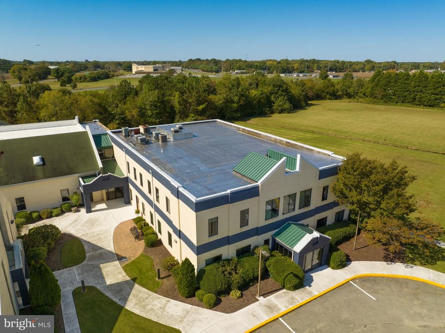 A +/- 584 Sf office space located on the second floor with elevator access. This space features a receptionist/open area, with three private offices. This unit can be combined with suite 402B to create +/- 1336 SF.