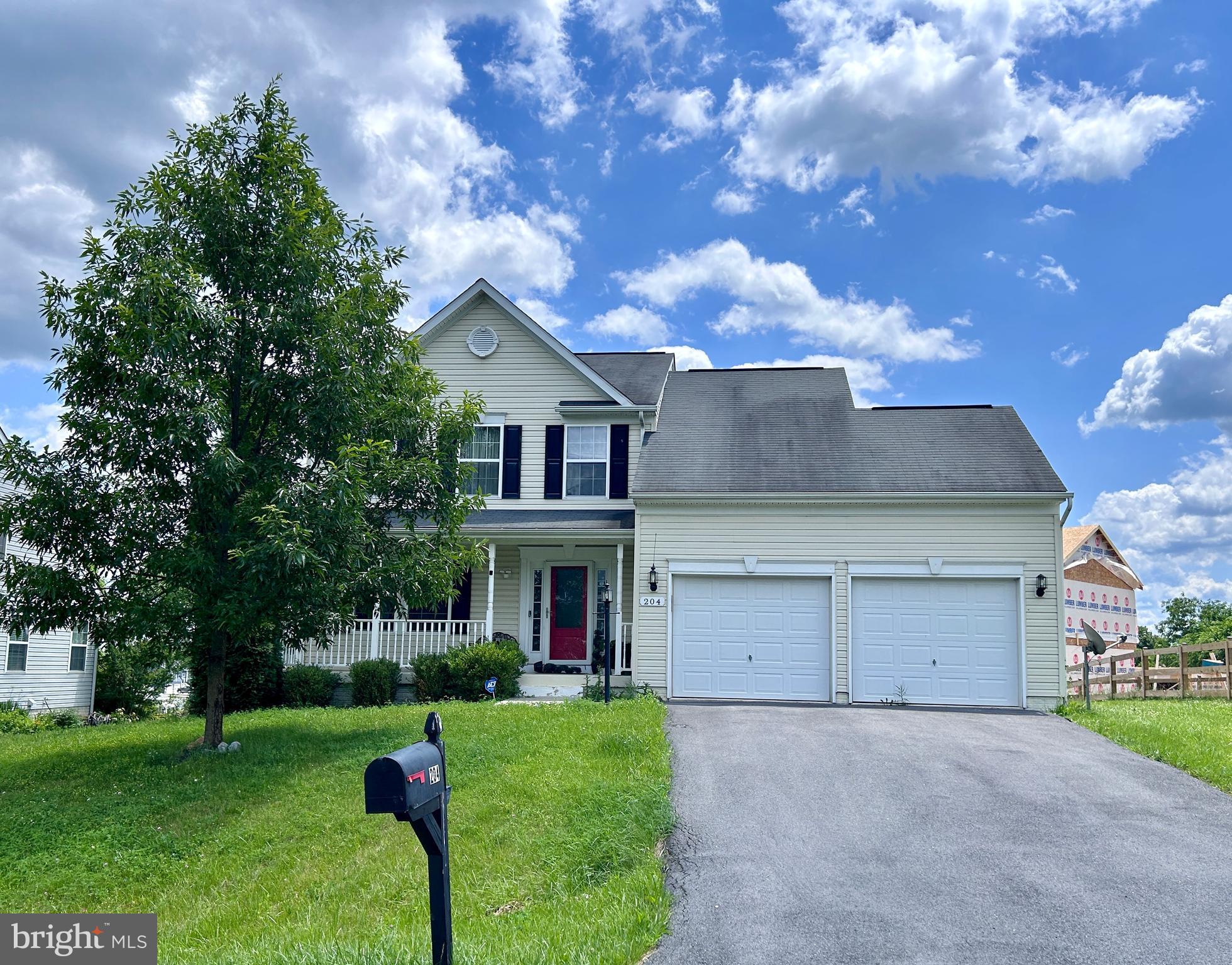 What a great commuter location for those who travel to Northern Virginia! Only minutes from Route 9 and I-81. This colonial home boasts 4 BR and 3 1/2 BA and has a nice, flat backyard with neighborhood view. You're greeted on the delightful front porch and upon entering the home, you have a hardwood foyer with a sitting room (or home office). Onward to the kitchen/dining/family room combination. Kitchen features all appliances, kitchen island and nice pantry. The family room is of good size and features a gas fireplace. Upstairs you will find a large primary bedroom with bath. The bath has a soaking tub and separate shower and also double vanity. The three other bedrooms are of good size as well. The laundry closet is located on this floor so you won't have to carry laundry up the steps. Downstairs is a finished game room with full bath. There's additional unfinished space in the basement for storage. This home does need some work, but listed price is according to condition.