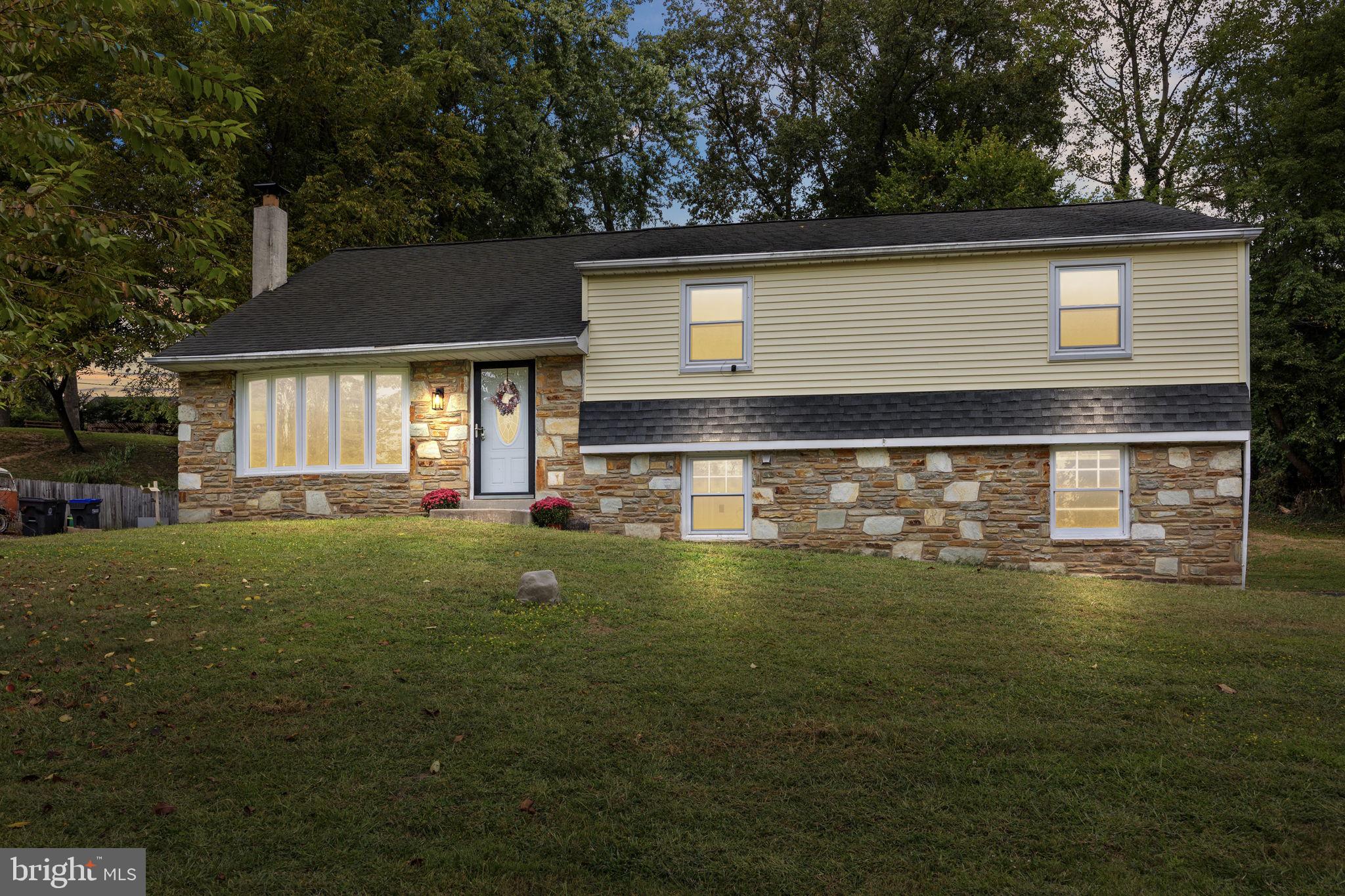 Welcome home to 225 Green Drive in Churchville. You will be wowed at this split level home that boasts five levels and is situated in the award winning Council Rock School District. Situated on roughly half an acre this established neighborhood needs it's newest neighbor. As you enter, you will be greeted by a spacious living room and the brand new custom kitchen with granite countertops and plenty of storage. Downstairs, be warmed by the wood burning stove and enjoy this large yet cozy room, a mudroom and a half bath. Up a short flight of stairs from the main level, you will find three generously sized bedrooms as well as two updated baths. On the fifth level you will find the fourth bedroom and another half bathroom! But wait, there's more! This home also has a partially finished basement that has been professionally waterproofed with a french drain system. Schedule a showing so that you can start the process of making this house your next home!