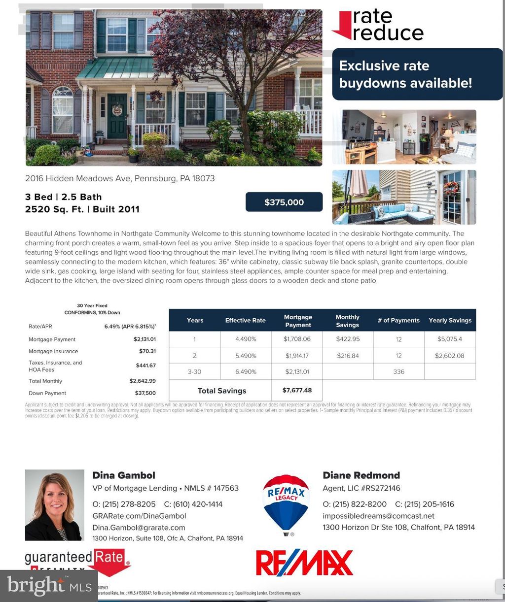 Photo of 2016 Hidden Meadows Avenue, PENNSBURG, PA 18073 (MLS # PAMC2160142)