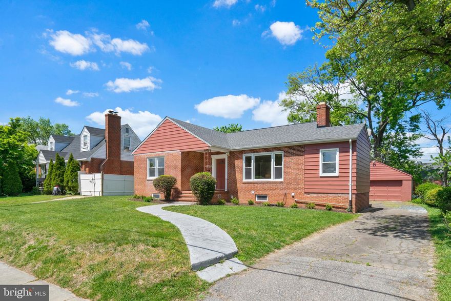 **Open house today 5/5/24 is rescheduled**  **Absolutely Gorgeous** You will not want to miss this Beautiful home,  fully renovated in 2024 and sure to impress!  Featuring 4 bedrooms + Den/Office & 3 full bathrooms this home is perfectly located in the heart of Baltimore/Parkville Neighborhood. This home is very convenient to many major roadways such as routes 695, I-95, I-83 and much more!! This home has been tastefully remodeled to combine the homes original charm with upgraded modern amenities. Updates to this home include all new electric and plumbing throughout, a brand new kitchen with custom white cabinets, stainless steel appliances, and granite countertops. A LARGE Primary Suite with two closets and on-suite bathroom!! Upgraded lighting including recessed lights & high efficiency LED light fixtures & ceiling fans. Beautifully updated bathrooms with custom tile designs. Brand New HVAC system and Hot Water heater.  Beautiful hardwood floors which shine throughout, & new carpet on lower level. The basement is fully finished with two bedrooms, 2 rec rooms & full bathroom. The basement is a walk out with both a rear entrance and a side entrance. The front porch and side patio make for great exterior living spaces. A great level lot with a sizable rear yard makes for great entertaining outdoor enjoyment. The driveway leads to an OVERSIZED 2 car garage and offers plenty of off street parking. Make an appt. today!!