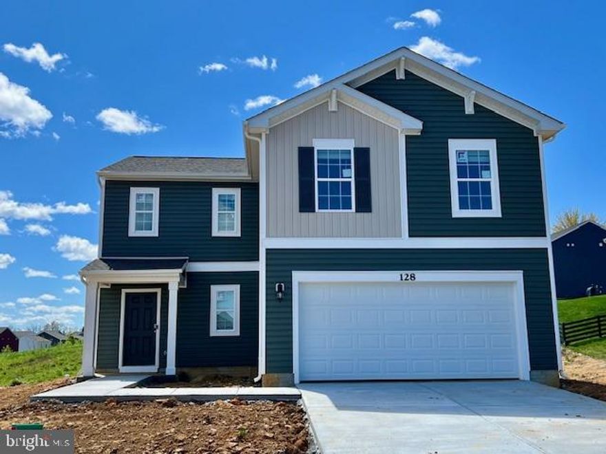 IMMEDIATE DELIVERY, MOVE IN READY! Come see this 4 bedroom, 2.5 baths ,with a generous 2 car garage, Fully equipped gourmet kitchen with stainless steel appliances, 25 cu ft side by side refrigerator with indoor water/ice, multi cycle dishwasher, disposal, range and microwave with Aristokraft kitchen cabinetry, LED work area kitchen lighting and granite countertops. Large island with sink. America's "Smart Home Technology" featuring Quisys IQ HD touchscreen with camera, Wi-Fi video doorbell, Echo Dot speaker with Alexa, Z-Wave programmable thermostat, smart light switch available and Keyless Entry front door lock with deadbolt, flat screen prewires with cat-6 outlets in primary bedroom and living area, and finally a Wi-Fi enabled garage door opener. LVP flooring on main level, two panel interior doors with brushed nickel hardware, wall to wall carpeting in bedrooms, ceiling fan pre-wires. Contact us today for your tour!!