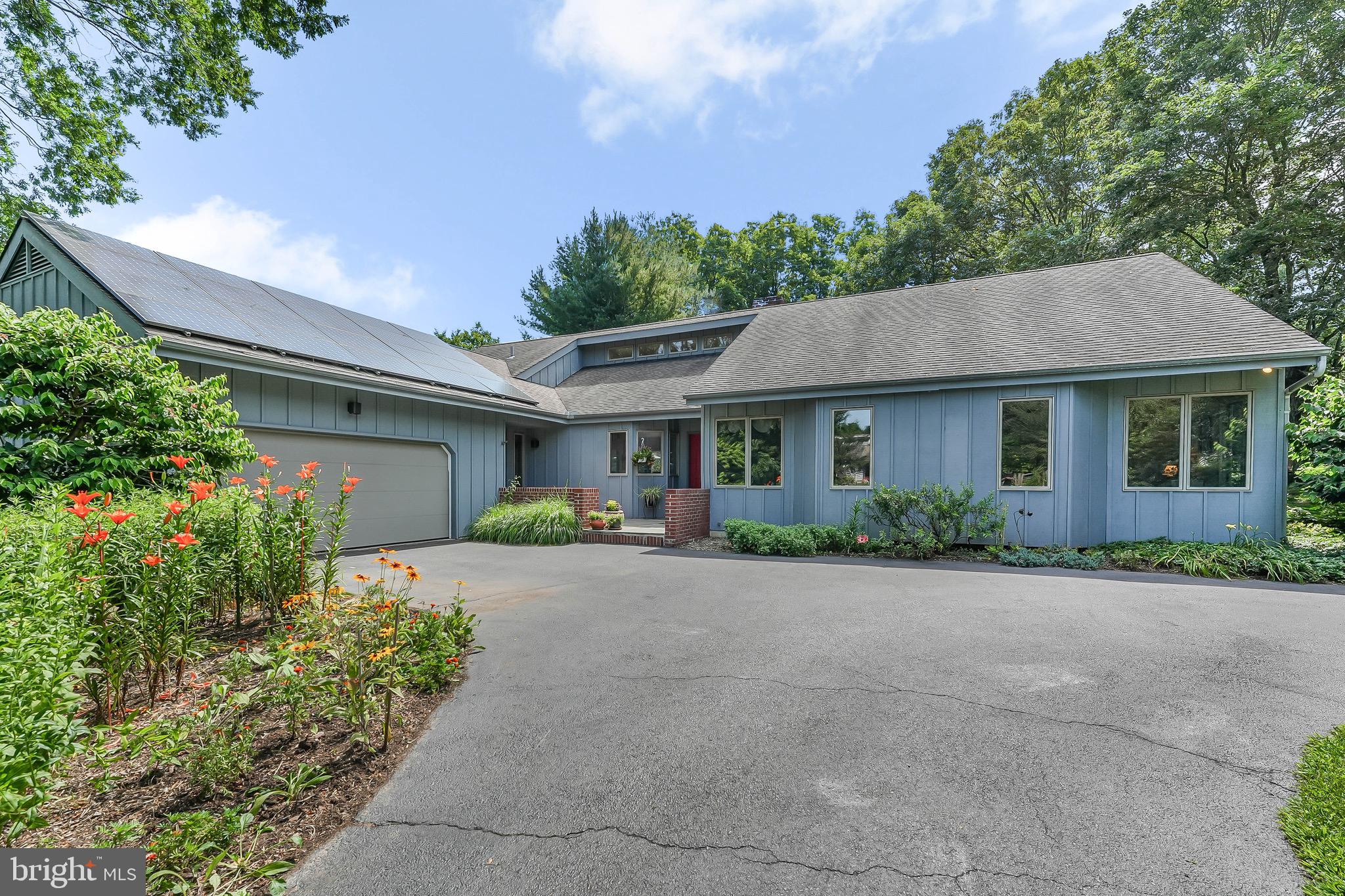 Welcome to 101 Mill Top Drive—a stunning and unique open concept rancher nestled on a lush and beautifully maintained one-acre lot in the heart of Kennett Square. Tucked away on a peaceful street with only a handful of neighbors, this exceptional property offers the perfect balance of serenity and convenience—just minutes from artisan shoppes, fine dining, and the vibrant culture of downtown Kennett.
Step inside and fall in love with the spacious, sun-soaked main floor. The wide open-concept layout features soaring ceilings in the large living room and dining areas, neutral tones, and an abundance of natural light throughout.
A generous dining area sets the stage for holiday gatherings and formal dinners, while the adjacent eat-in kitchen boasts hardwood flooring, Corian countertops, a Bosch dishwasher, and plenty of space for everyday meals and entertaining alike.
Off the kitchen, you’ll find a large laundry room that doubles as a convenient coffee bar—complete with storage cabinets, and access to the oversized two-car garage. Also off the kitchen is a large four seasons sunroom that can be transformed into a beautiful breakfast nook, an additional den, or remain a peaceful sitting area with a perfect view of the picturesque back yard. The main level also includes an expansive but cozy den/living room area- with a charming slate fireplace with custom designed glass doors, three large bedrooms, and two full baths.
The spacious first floor primary suite is a true retreat, featuring a large walk-in closet, a spa-like bathroom with a custom tile stand-up shower as well as an oversized soaking tub—perfect for unwinding at the end of the day.
Upstairs, a large "bonus" loft offers an open and versatile space—ideal as a fourth bedroom, home office, or guest suite—complete with natural light and ample closet space.
With 2,790 square feet of living space, this home is as functional as it is beautiful, offering a ton of storage and thoughtful design throughout. The owner owned (not leased) solar panels also provide 1/3 of the electrical needs of this home! Located in the desirable Kennett Consolidated School District, this very rare gem checks all the boxes for comfort, style, and location.
**HOA is an association with no fee schedule, contribute on an "as needed" basis. (Snow removal, etc).
Don't miss your chance to make 101 Mill Top Drive your forever home!
