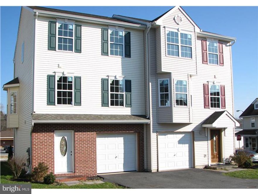 Low maintenance town home in historic Parksburg and Octorara School District built by award winning Avery Builders Inc.  Close to shopping including Walmart, Sovereign Bank, Home Depot and area restaurants.  Train station to Philadelphia three blocks away.  Open floor plan with spacious living room, dining room and eat-in kitchen.  Master bedroom with full bath and walk-in closet.  Powder rooms on main and lower levels.  Lower level has an unfinished multi-purpose room with a laundry area. Builder options include a deck, patio and finished lower level room. One car garage and driveway parking.  FHA, VA and conventional financing.  Unit rented since 2009 creating good investment potential. LA is PA licensed and related to Avery Builders.  Extraordinary price!  Real Value!  Immediate possession.  Listed price is 7000 below October 2014 appraisal!