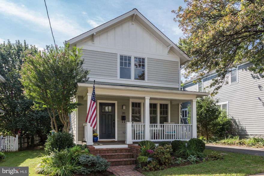 Renovated home walkable to schools, shops, restaurants, metro & THE AVE! Gourmet Kit w/ granite, SS appliances, under cabinet lighting, & breakfast bar. Home loaded w/ hardwood floors & natural light. Amazing outdoor space to include porch & private yard w/ custom patio. Luxury master suite w/ WIC closet, granite dual vanity & ceramic tile shower & floors. Basement for storage only. LONG driveway!