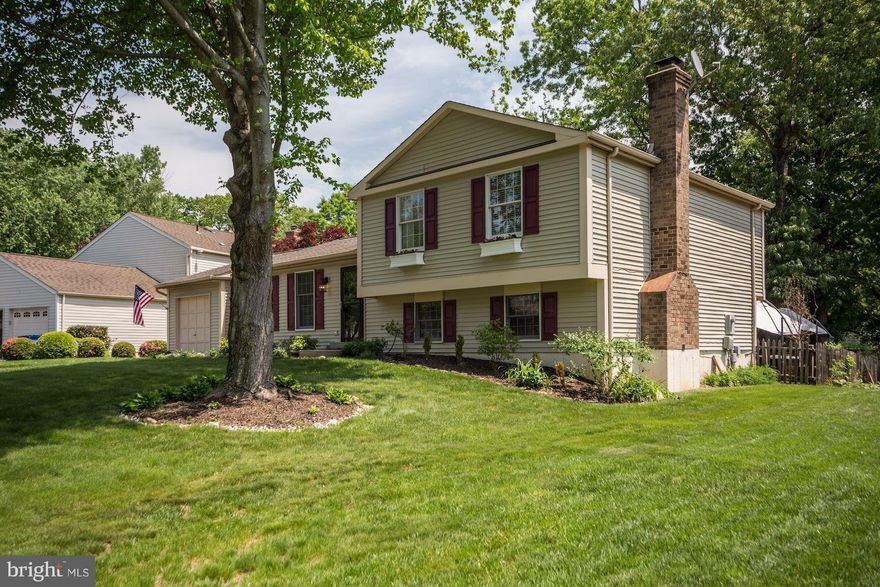 FOUR FULLY FINISHED LEVELS on quiet cut de sac w/ fenced backyard, New (low main)deck backing to trees, new stone path to LG outdoor multi-LVL entertainment area featuring New Stone Patio w/ outside bar area, Nightscaping in front and backyard, Newer kit; Granite SS app; Level 4 perfect for Media/Rec/Other rooms, New Ceramic Tile FR w/trim/lighting feat., Recessed Lighting, Lutron Smart Dimmers.