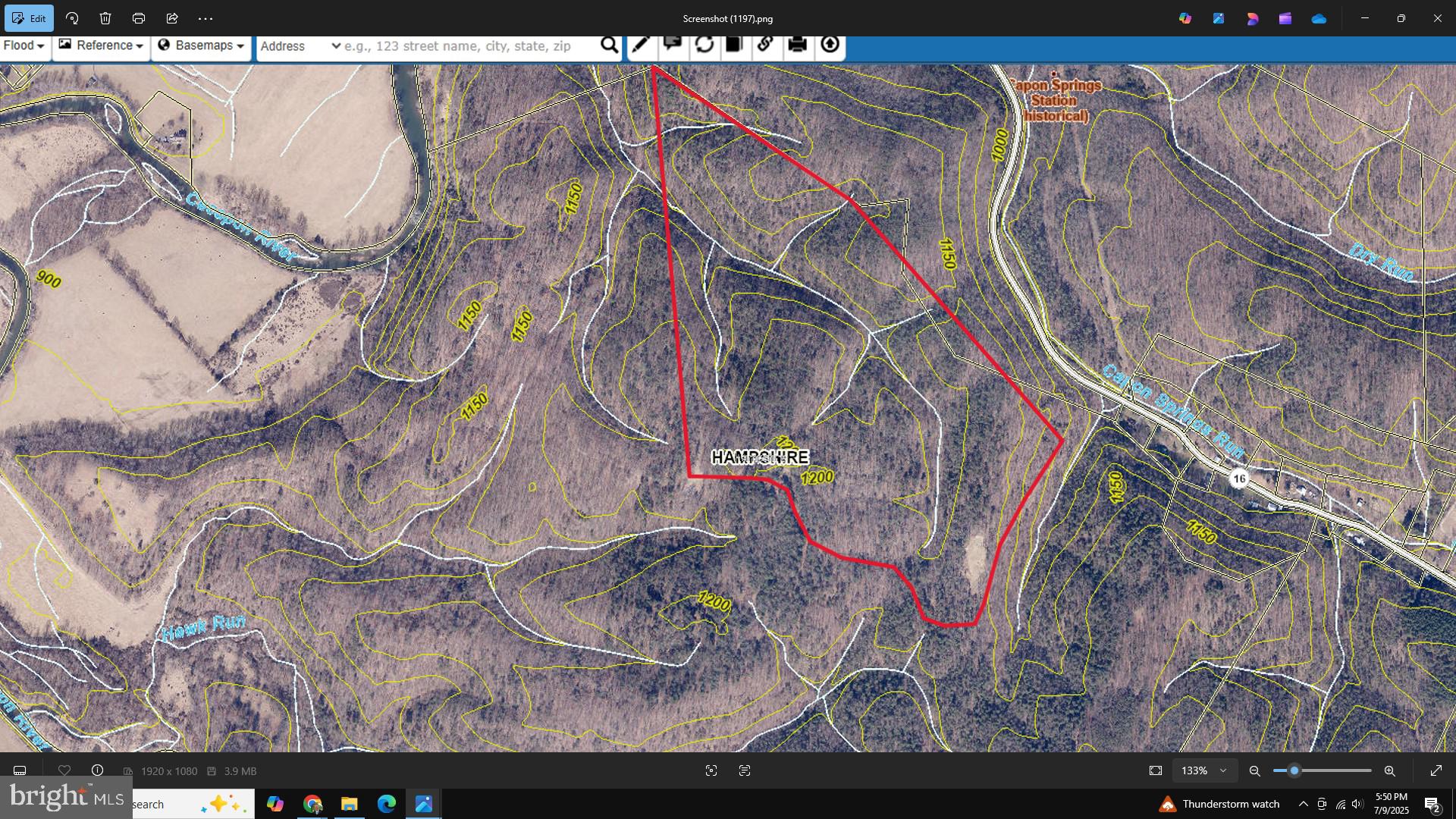 62 ACRES OFF CAPON SPRINGS ROAD
