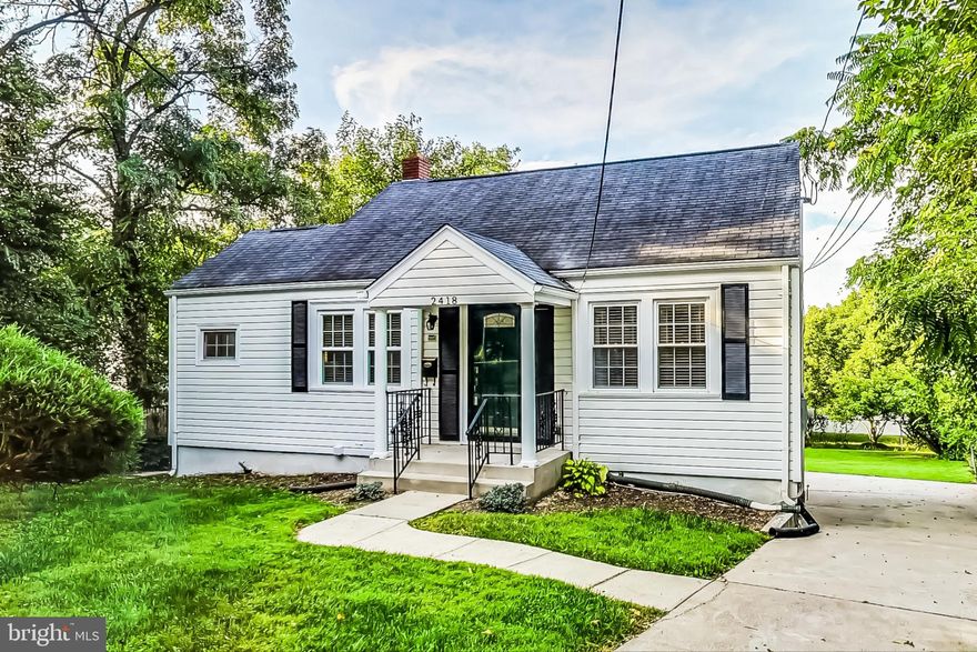 Back on the market. Now is your chance! Presenting a timeless Cape Cod style home tucked away in the highly sought-after neighborhood Cheverly. This four-bedroom, two full-bathroom property has recently undergone refreshing renovations, resulting in a beautiful blend of classic design and modern updates.  As you step inside, you'll be greeted by a traditional floor plan that exudes a warm and welcoming atmosphere. The living and dining areas provide a versatile space suitable for both everyday living and hosting guests.  A standout feature of this home is the fully finished basement, complete with its separate entrance. This versatile space holds tremendous potential, whether it's utilized as a separate living quarters, an in-law suite, or as an income-generating rental unit.    Stepping outside, you'll discover a generously sized backyard, offering endless possibilities for your imagination to run wild. Whether you dream of creating a serene garden oasis or a lively setting for gatherings and activities, this spacious outdoor area is ready to accommodate your vision.  This property's strategic location ensures easy access to the Cheverly Metro Station,  major transportation routes, notably 295, 50 and 202  streamlining your daily commute. Furthermore, its proximity to D.C., ensures you are never far from the cultural, culinary, and entertainment delights of the nation's capital.   Don't miss the opportunity to make this beautifully updated Cape Cod-style home your own, it represents a rare find in today's real estate market.