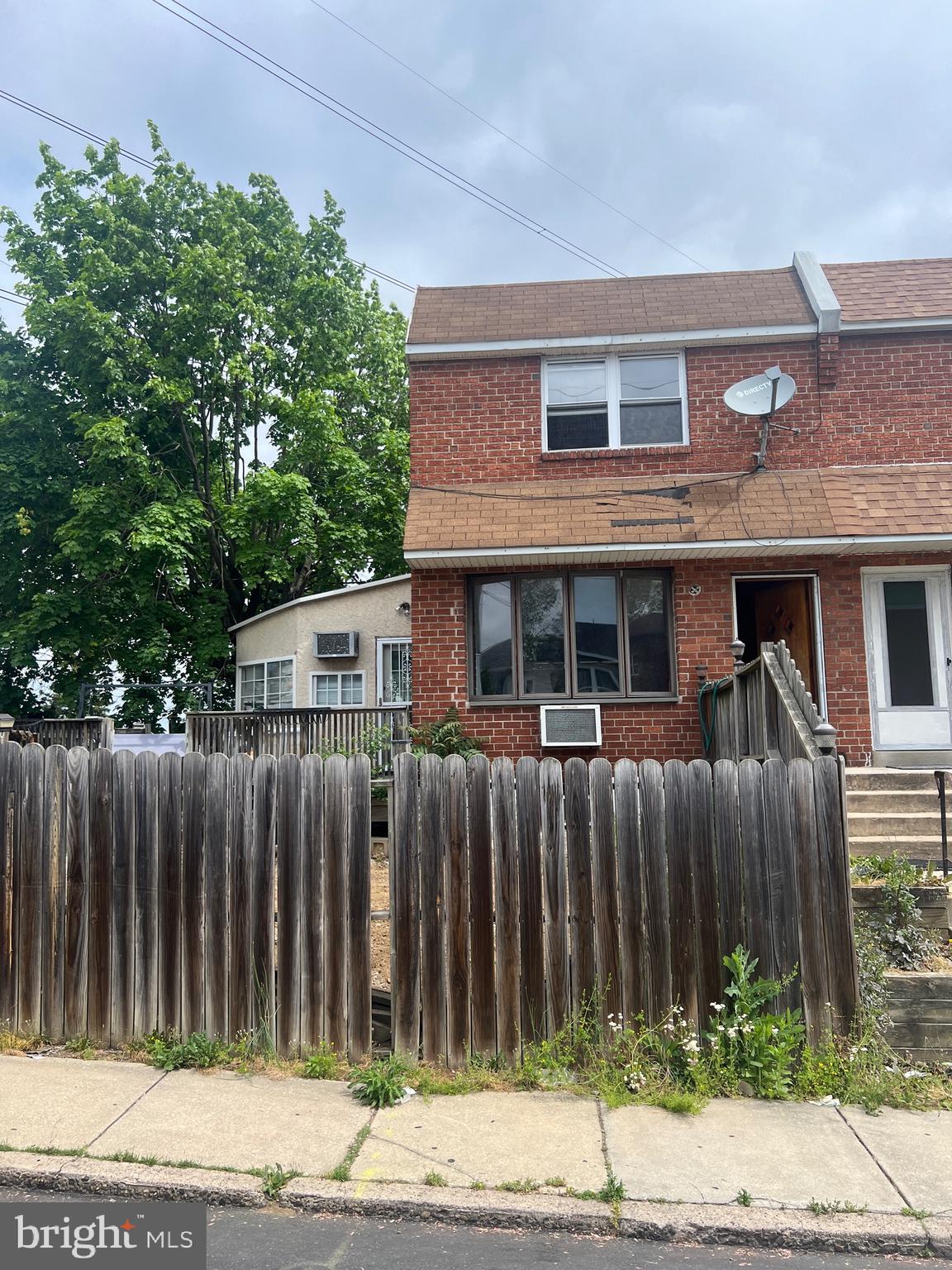 Three nice sized bedrooms,  2.5 bath house with a beautiful sun room off of the living room and an exterior door to a private oasis. Kitchen is big with plenty of storage for everything needed. Basement is finished with a full bathroom and plenty of storage space. House needs some repairs and buyer is responsible to get the U&O if the municipality requires it.