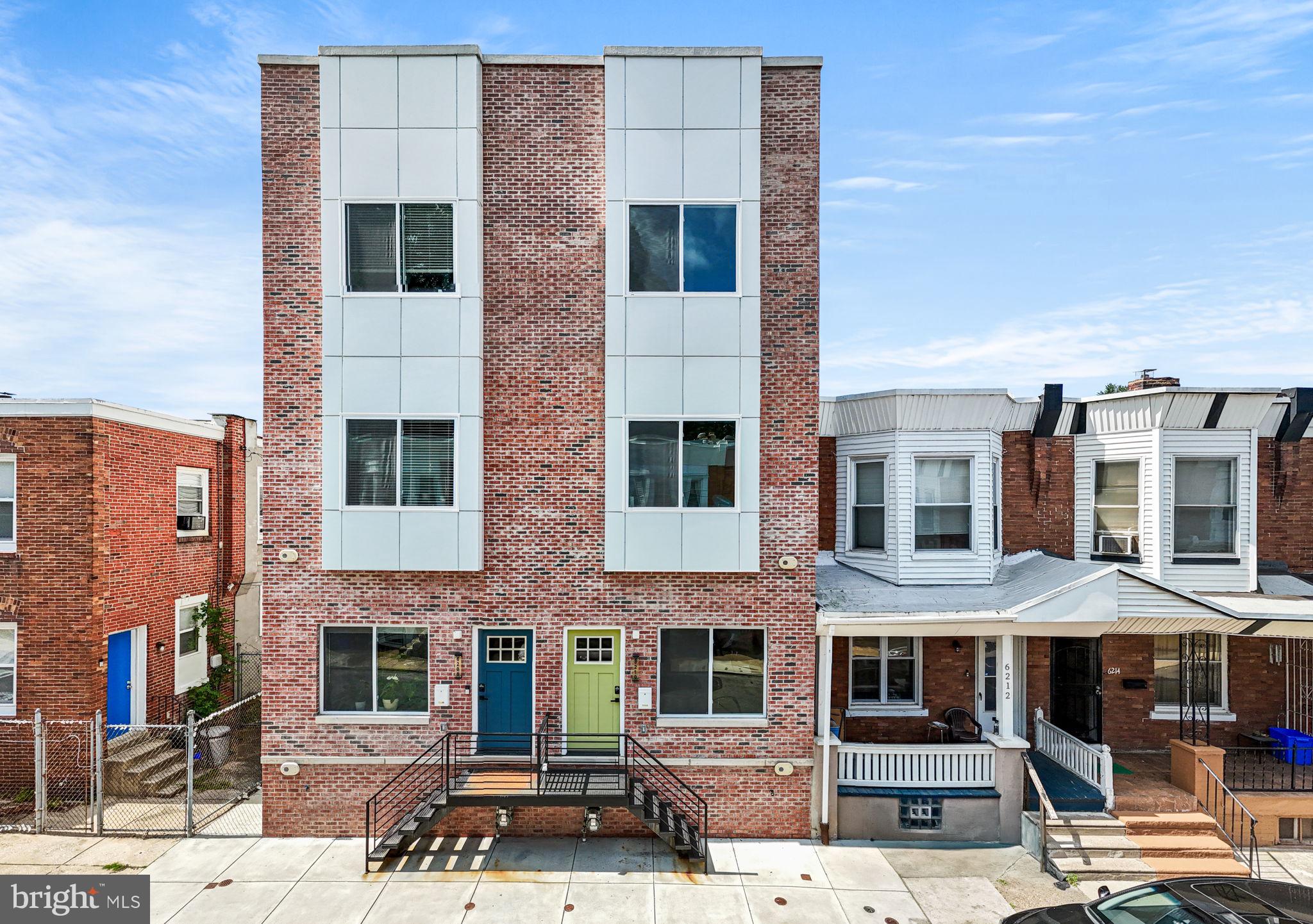 Don’t miss the last of two exceptional new construction homes in the highly desirable Mt. Airy neighborhood—where timeless design meets modern convenience. Welcome to 6210 Clearview Street, a beautifully crafted 3-bedroom, 2-bathroom residence that blends style, comfort, and value in one of Philadelphia’s most sought-after growth areas. From the moment you walk in, you’re greeted by a sun-drenched main floor featuring soaring 10-foot ceilings and an open-concept design that makes every space feel expansive and welcoming. The living area flows effortlessly into the dining space and a chef-inspired kitchen, thoughtfully appointed with a full stainless steel appliance package, sleek range hood, white shaker upper cabinets, rich navy blue lower cabinets, and stunning waterfall quartz countertops on a large center island—perfect for entertaining or casual family meals. Glass sliding doors open to a private grassy backyard, creating an easy indoor-outdoor connection ideal for grilling, gardening, or relaxing. Upstairs, two spacious secondary bedrooms share a spa-like hall bathroom with dual vanities and a soaking tub, while a side-by-side laundry area offers everyday convenience. The private third-floor primary suite is a luxurious retreat with a custom walk-through closet and an elegant en-suite bath featuring a frameless glass walk-in shower and dual vanities. Just outside your bedroom, a bonus flex space with a built-in wet bar and wine fridge is perfect for morning coffee or evening cocktails before stepping onto your expansive rooftop deck with Trex decking and breathtaking 360-degree views, including stunning sunsets. The unfinished basement provides abundant storage or the potential to customize into a gym, office, or additional living space.Located just blocks from Germantown Avenue’s shops and dining, minutes to Chestnut Hill, Center City, and Fairmount Park, with easy access to major highways and public transportation, this home delivers the best of city living in a vibrant, fast-growing neighborhood.Unbeatable Builder Incentives & Warranty: Enjoy peace of mind with a 1-year comprehensive builder warranty, ensuring top-quality craftsmanship and service. For a limited time, take advantage of a special builder financing incentive—interest rates as low as 4.99%—a rare opportunity to lower your monthly payment significantly! Plus, receive the benefit of a FULL 10-year tax abatement, offering substantial long-term savings and making this an even smarter investment. New construction of this caliber, location, and value is extremely limited—schedule your private tour today before this last opportunity is gone!