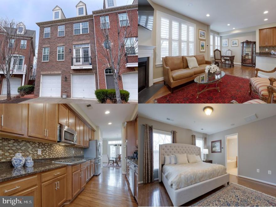 Discover this amazing three level End townhome, nestled in a small community with easy access to 395 Boasting a grand foyer that is sure to impress! Gleaming hardwood oak floors grace the main and upper level. The spacious kitchen is outfitted with a gas cooktop, dual wall oven, and other SS appliances, all surrounded by gleaming granite countertops and cabinets that stretch to the ceiling. The cozy family room with its gas fireplace creates a warm and inviting atmosphere. The upper level contains three bedrooms and two full bathrooms, including a stunning primary suite. Step downstairs to the lower level den, perfect for entertainment, with 10+ foot ceilings, magnificent built-in bookshelves and luxury-vinyl-plank flooring. Or use it as flex room/office with its own full bathroom and walkout access. This home still fits in a large two car garage with plenty of storage space. Dual zone heating and cooling as an added bonus! You don't want to miss this incredible opportunity!