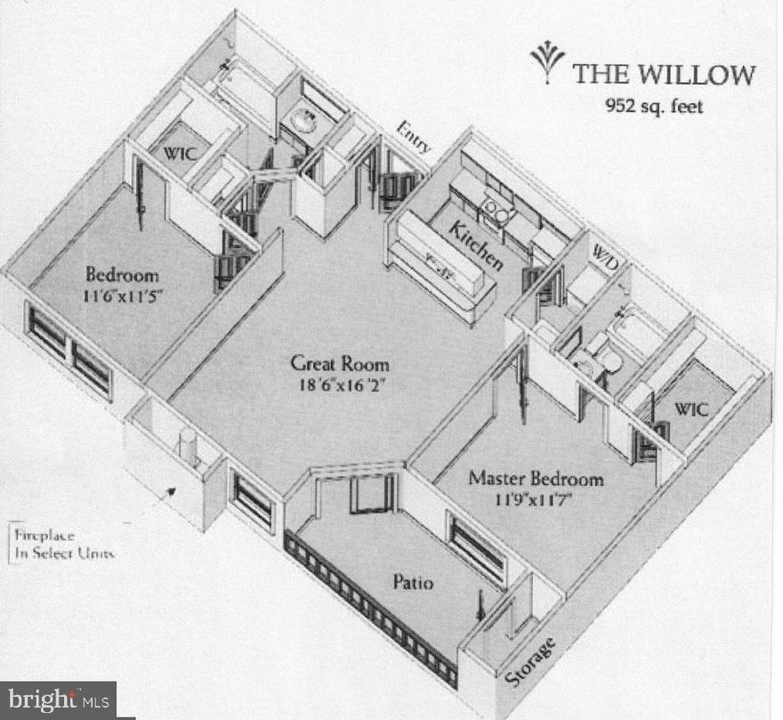 This rarely available TOP-FLOOR (4th Level), 2 bed, 2 bath CONDO  offers the ultimate Tysons lifestyle located minutes from Freddie Mac, Kaiser Permanente Medical Center, Basis Independent Private School, Park Transit Station-Fairfax Connector (giant bus stop), Sport & Health, & Spring Hill Rec Center. Few blocks away to Tysons Galleria & Tysons Corner Center placing you with elite shopping & top-tier dining. Surrounded by four Metro Stations: Spring Hill, Greensboro, Tysons Corner, & Mclean. Unmatched convenience to get onto I-495/495 Express & 267 Toll.<br><br>Water & Sewer included in condo fee. Only utility to pay is Electricity. A pet-friendly community.<br><br>Condo is located in a SECURED GATED building that has four entrances; NOT ALL buildings @ Fountains are GATED, the only two secured gated buildings are 1504 & 1524. These building have two elevators, secure garage parking, secure mailboxes & own trash chutes.<br><br>Bright, open-concept condo w/vaulted ceilings & a fireplace. Features recently installed LVP flooring throughout (except bathrooms). Relax on your private covered balcony, which includes convenient attached storage. The updated kitchen shines w/granite countertops & stainless steel appliances. In-unit laundry w/a full-size washer & dryer.<br><br>Includes TWO assigned parking spaces: One 'RESERVED' secure underground garage parking, space #59 (in the same 1524 building) + One 'NON-RESERVED parking permit' space to park anywhere in the community (in 1524 secure underground garage parking or at community parking lot) where a space doesn’t read 'RESERVED' & plenty of such spaces are available. Ample GUEST parking spaces are designated for visitors & are labelled 'GUEST PARKING' in the community parking lot.<br><br>Amenities: Onsite management office, clubhouse w/fitness center, spa, party room, pool table, outdoor swimming pool w/lifeguard, car wash station, grilling stations behind bldgs. 1511, 1527 & by the side of bldg. 1533. Renovations completed couple of years back by Condo Association: Windows, balcony sliding doors (2021/22), water boiler (2021), trash area renovation, siding, paving, stairs, concrete work, garages, courtyard waterproofing, drainage, roof, & much more.<br><br>NOTE: This well-maintained unit is currently occupied by a tenant, & hence, unit's photos are not posted, but available for showings. Lease is in place until June 30, 2026.<br><br>Lockbox Location: Front Gate Entrance of 1524 building which is across 1525 & 1527 buildings.
