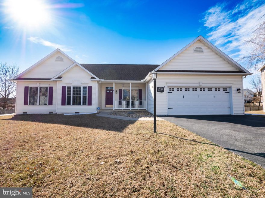 Why wait for new construction when a beauty like this is ready for you today?! This gorgeous home has been lovingly maintained and upgraded over the past two years. Now the owner is relocating for work, so their loss is your gain!  There have been numerous updates to this immaculate home over the past two years. The current owner has replaced items that are often overlooked, like the mailbox, light fixtures, cabinet hardware, wall plates, bathroom faucets, towel racks, and downspout extensions - just to name a few. In 2025, upgrades included new carpet, a new garbage disposal, a new water heater expansion tank, and some new window blinds. The crawlspace was also completely encapsulated in 2025!! In 2026, brand new granite countertops were installed in the kitchen, as well as a new kitchen sink. Additionally, a brand-new architectural shingle roof will be installed prior to closing!!! You will appreciate how worry-free this home will be thanks to the seller's deliberate improvements, from low-maintenance landscaping to an active radon remediation system. No detail has been overlooked! This spacious rancher offers the best that one-level living has to offer, and it is conveniently-located close to I-81 for MD, VA, and WV commuters. Don't delay; schedule your showing today!