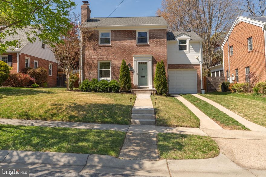 This is the home you’ve been waiting for! Fully renovated in 2021, this home seamlessly blends vintage charm with modern conveniences. The open-concept kitchen, dining, and living areas feature gleaming hardwood floors, a wood burning fireplace with recently re-lined chimney, stainless steel appliances, and sleek solid-surface countertops—perfect for both everyday living and entertaining.
Upstairs, you’ll find three bedrooms and two bathrooms, including a spacious primary suite with a beautifully renovated en-suite bathroom. The finished lower level adds exceptional versatility, offering a comfortable family room, and an additional flexible space ideal for a guest room, home office, or gym.  And you will especially love the convenience of the attached garage for your vehicle or additional storage!
Step outside to a generous lot with ample room for play, gardening, or future expansion.
All of this is located in the highly sought-after Forest Estates neighborhood—just a short walk to Forest Glen Metro, Sligo Creek Trail and the recently upgraded Getty Park, now featuring newly refurbished pickleball and tennis courts.