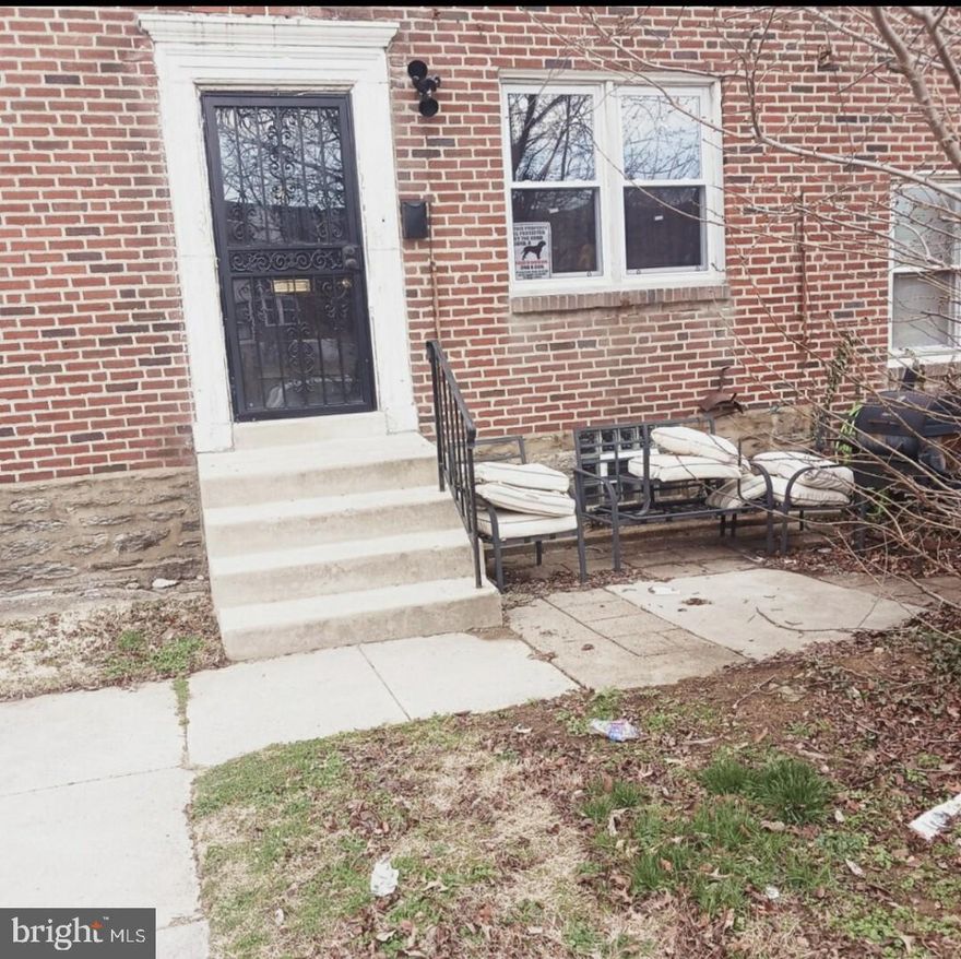 This 3-bedroom house is in a good location close to transportation and 2 blocks from City Line Avenue, located in the Overbrook section which is primarily a family occupied neighborhood.  This area features schools and shopping centers within walking distance.  This home would be an ideal purchase for a first-time home buyer.  Owner is open for a reasonable offer.  Cash offers will also be considered.