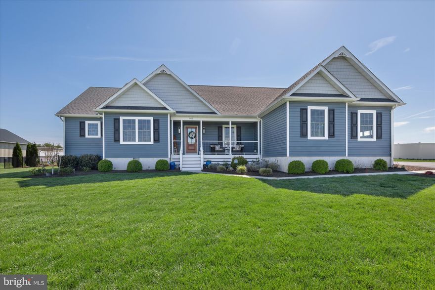 Charming custom-built home in Condor Manor, ideally located in Church Hill near historic Chestertown and Centreville. Just 3 years old, this 4‑bedroom, 3‑full-bath property sits on a private 1‑acre lot in a serene rural setting on Maryland’s Eastern Shore. 

Designed with both comfort and style in mind, the home showcases thoughtful design touches throughout, including hardwood flooring, custom moldings, shiplap, designer paint and two fireplaces. The beautifully  appointed kitchen features a large center island, farmhouse sink, stainless steel appliances and ample space for gathering and entertaining and just off the kitchen is a beautifully designed dining room. The home offers a desirable split bedroom layout making the home perfect for guests or family. The exquisite primary suite offers a relaxing retreat with soaking tub, walk-in shower, and elegant finishes. 

Step outside to your own private oasis with lush landscaping, a koi pond , waterfall, privacy shrubs, oversized shed, newly sodded lawn, wrought iron fence and a spacious screened in deck, perfect for relaxing or entertaining. This standout home blends modern upgrades with a tranquil country living. Come tour this stunning home today.