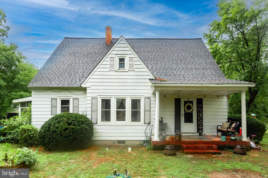 This is a Charming Cape Cod home that sits on .78 acres located in between Salisbury and Ocean City MD.  The yard has endless possibilities. This home has a spacious kitchen and plenty of living space for the whole family to enjoy. Great use of space in the bathroom with the washer and dryer added to it. The upstairs has 3 nice size bedrooms and a great storage space. The location is fantastic only 15 minutes to the beautiful Ocean City MD beaches, 15 minutes to Salisbury and 15 minutes to Selbyville Delaware. Close to Historic Berlin Maryland. Come and take a look at this affordable home before its gone.
