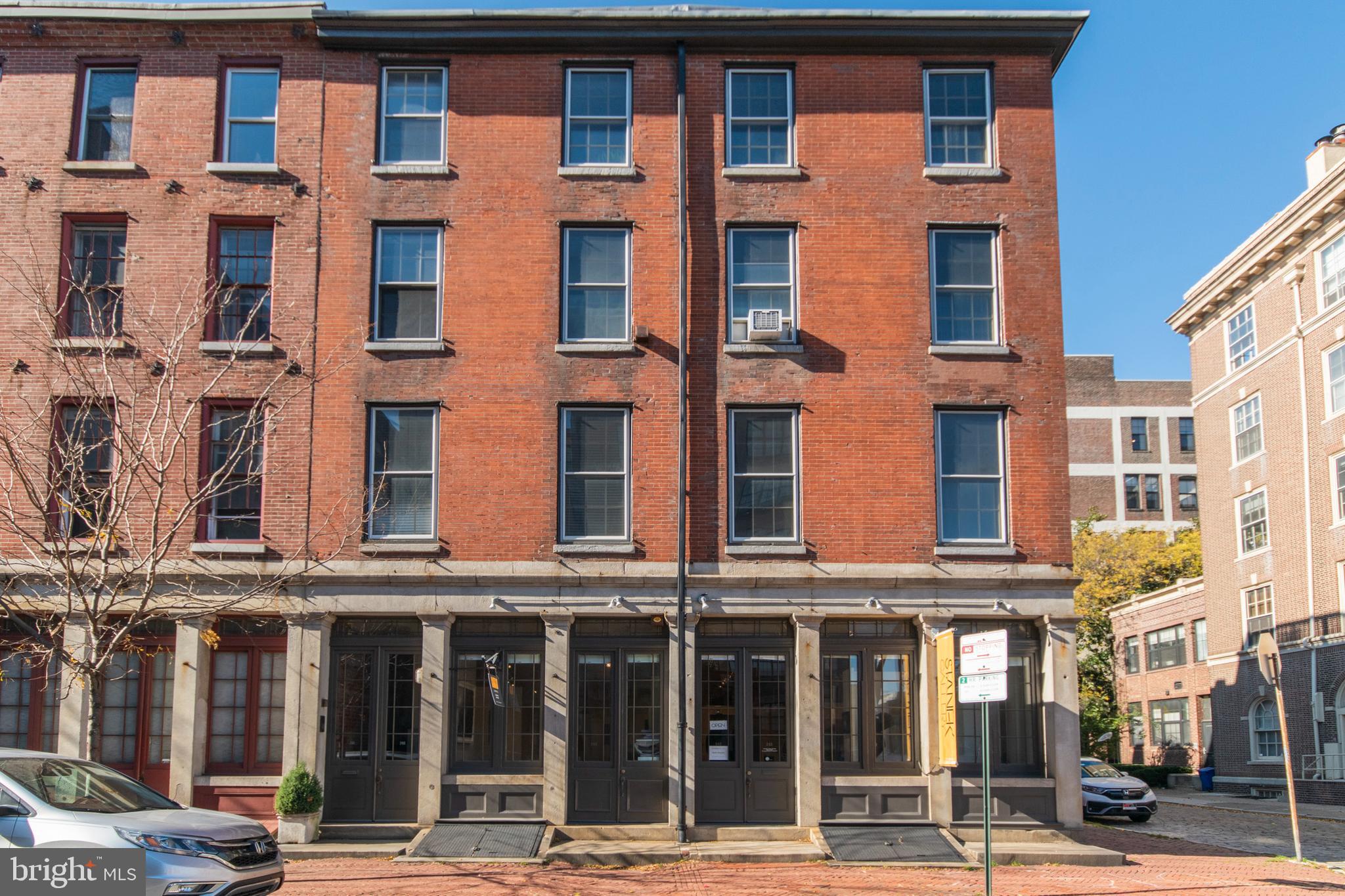 240-242 N. 3rd Street is a CMX-3 mixed-used building located in the heart of historic Old City on the corner of North 3rd and New Street. This building offers a fully leased commercial space, 2 newly updated and leased 1 BR apartments and a bi-level 3 or 4 bedroom apartment with a roof deck. Each space offers tons of natural light, immaculate original hardwood floors, exposed timber ceilings, and beams. This building is well situated for long and short-term rentals or a spectacular investment for an owner occupant. The 3rd floor bi-level unit is massive and includes tons of original character.
This building has been carefully maintained and cared for by the same owner for many years.
Inquire for income and expenses
