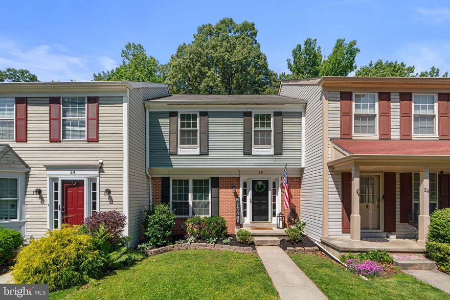 this well-maintained and updated townhome offers a functional layout, peaceful wooded views, and convenient access to everyday amenities. Enjoy easy access to I-83, York Rd., Hunt Valley Towne Centre, Towson Town Center, Towson University, and Downtown Baltimore, making commuting, shopping, dining, and entertainment simple and convenient. The partial brick exterior adds curb appeal, while the open main level creates an inviting flow for everyday living and entertaining. The rear kitchen features stainless steel appliances, recessed lighting, breakfast bar seating, generous counter space, large windows for abundant natural light, and a separate dining area. Sliding doors lead directly to the back deck overlooking mature trees and a peaceful wooded setting. A convenient half bath completes the main level. Upstairs, the spacious primary suite includes an attached private bathroom. The finished walk-out basement offers additional flexible living space, a full bathroom, and direct access to the patio and fenced backyard. Thoughtfully maintained throughout, this home combines comfort, convenience, and a scenic setting in a prime Timonium location.