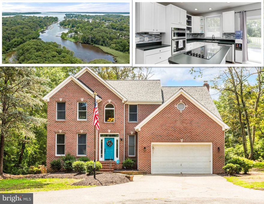 UNBELIEVABLE PRICE FOR THIS AMAZING SECLUDED PROPERTY ON ALMOST TWO ACRES, DON'T MISS THIS GREAT OPPORTUNITY!!!   A truly rare find, a private and secluded beautiful brick colonial on nearly two acres in the Grays Landing section of Boulevard Park. The house is located at the end of the cul-de-sac, sits off the road, and backs to the woods and Gray's Creek for complete privacy.    Updates include a new roof in 2021, new HVAC in 2019, new flooring,  freshly painted, newly refinished basement, owner's suite bath,  well pump in 2019, and pump for the septic system in 2022.   Enjoy the peace and tranquility in the screened-in porch or the large rear deck that overlooks the huge backyard, it is a nature lover's paradise! Boulevard Park is a water access community that offers a boat ramp, pier, playground, and clubhouse, and is located in the Bodkin/Chesapeake school district!