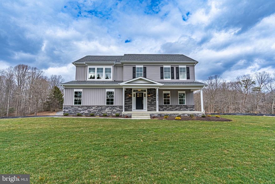 Brand new construction in Hughesville on over 3 acres! Home is complete and ready for immediate occupancy. Three level Devonshire model w/ 5 bedrooms & 3 1/2 baths. Gourmet kitchen with granite counter tops, stainless steel refrigerator with ice and water in the door, cooktop, double oven, built in microwave and dishwasher. Ceramic on all bathroom floors and laundry room floor. Large primary bedroom w/tray ceiling & huge primary bathroom with corner soaking tub, double sinks & separate shower w/seat. 9 foot ceilings and hardwood floors on the main level. Gas fireplace in family room. Fully finished basement with bedroom, bathroom, rec room and storage room. Large composite deck off breakfast room. Side load 2 car garage!