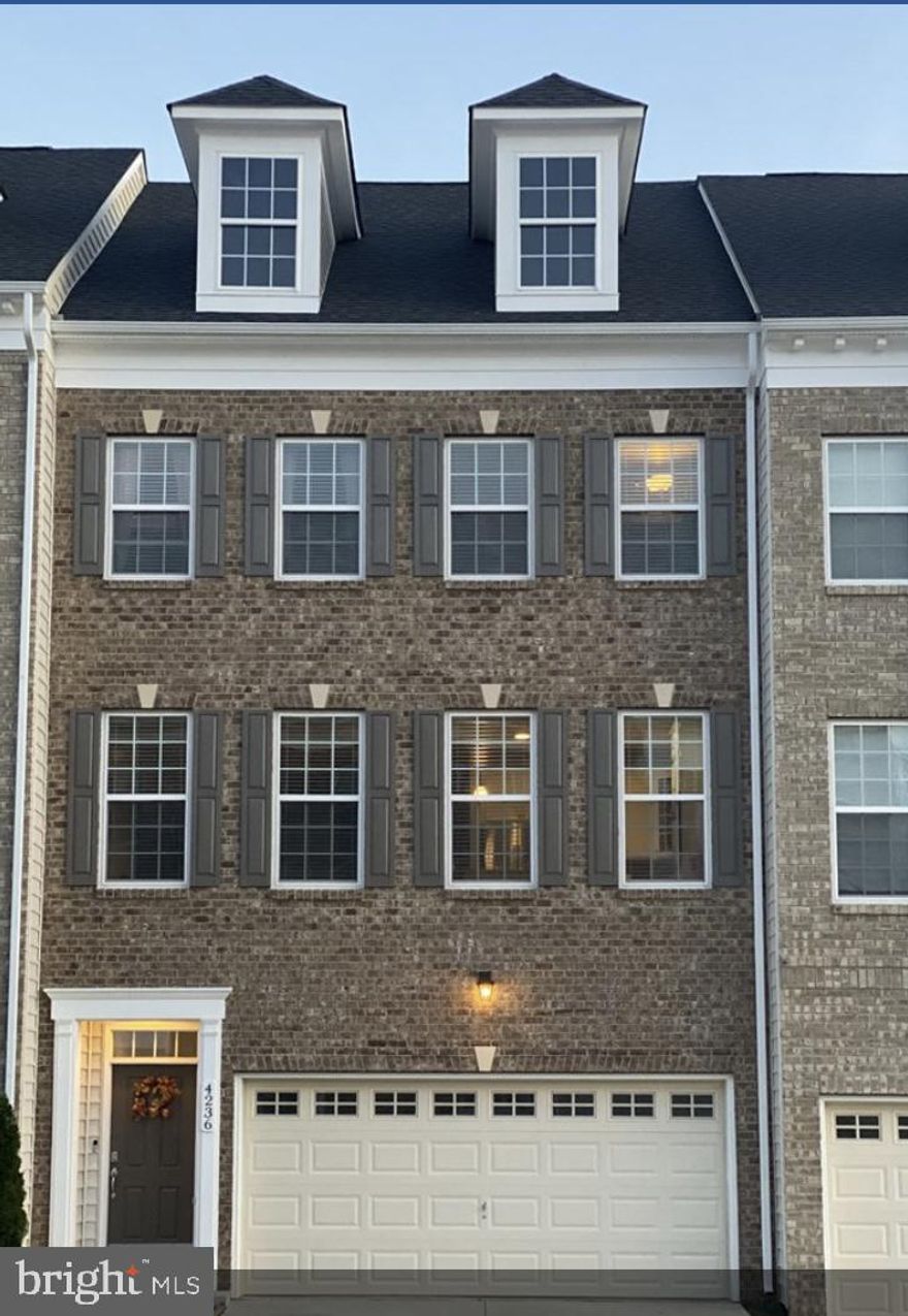 **Motivated Seller*** Beautiful Construction Townhome built in 2018 in the Parkside at Westphalia neighborhood by Andrews AFB; nicest neighborhood this close to base. It is less than 4 miles from Andrews AFB, 9 miles from Bolling AFB, 12 miles from the Pentagon, and only minutes from the Beltway and Suitland Pkwy. 3 bedroom, 2 full baths, 2 half baths, sparkling gourmet kitchen with a center island, stainless steel appliances, granite countertop, open floor plan, hardwood floors, 2 car garage, 2 car driveway (4 spots total), and deck overlooking community. Home has upgrades to include luxury spa master bath, custom master closet, and 10-foot bump out on all three levels. Very quiet neighborhood, Town Center coming soon, Shops, Less than a mile to I-95, 20 mins to Downtown DC, very close to National Harbor. There is an additional closed off recreational space on the entry level that can be used as Game Room, Den, Play Room, Office, or 4th Bedroom. The community is equipped with a clubhouse with fitness center, pools, sports fields, etc. There are also playgrounds and nature trails for fitness and dog walking. At the end of the day, you’ll come home to a community full of amenities and an energy-efficient new home filled with your custom-fit style.