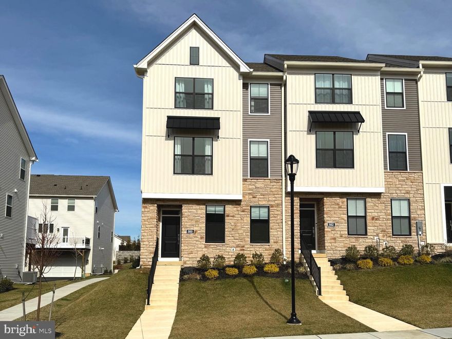 Want new construction but do not want to wait? This is the perfect home for you! Check out the virtual tour! Welcome to 860 Whistle Lane nestled in the heart of Franklin Station community in Media and ready for you to move right in.  The Townes have been sold out for some time and this home is only available because my clients are moving. This Westley Elite Huntington model home boasts 4 bedrooms, 2.5 bathrooms, and a 2 car garage.  With over $90,000 in upgrades, from luxury vinyl plank floor and oak stairs to recessed lighting, every corner exudes sophistication. The ground level offers a custom enclosed office space, home gym or 4th bedroom, while the main level features an open layout, gourmet kitchen with stainless steel appliances, quartz countertops, and a spacious island. French doors lead to a composite deck with a newly installed pergola, perfect for outdoor entertaining. Upstairs, the primary suite connects to a walk-in closet and private bathroom with a beautifully tiled expanded shower. Enjoy low maintenance living with community amenities like a clubhouse, fitness center, and outdoor pool, all just minutes from SEPTA Wawa Train Station and vibrant downtown Media. Taxes are estimated.