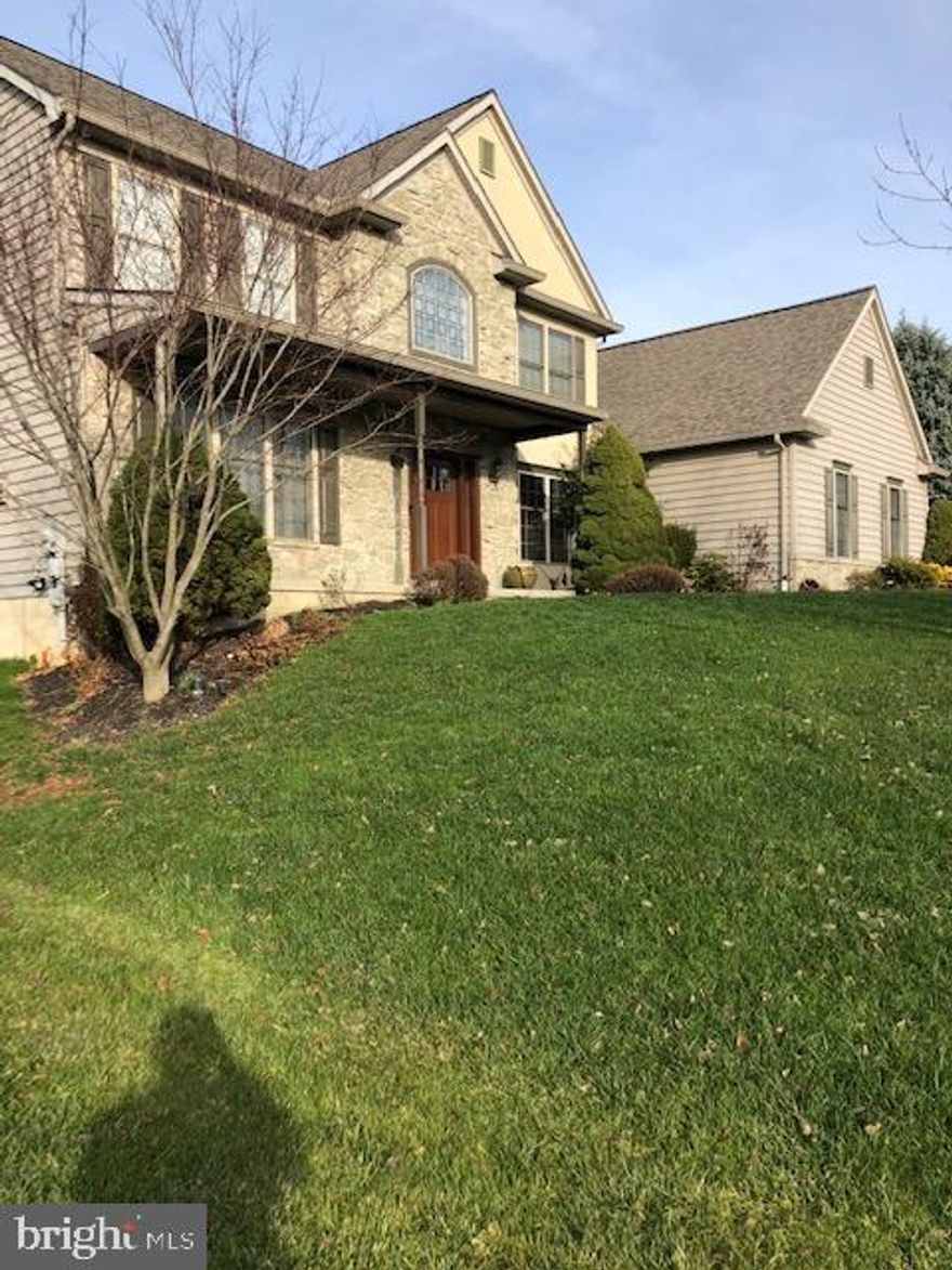 Beautiful 4 Bedroom 3 1/2 bath in the desirable   Lampeter-Strasburg school district. Recent  Mechanical updates include a Hi- Eff gas heating &  A/C , Washer and gas Dryer, kitchen appliances etc. The roof has also be recently replace ( 2018)  with  35 years architectural singles . You'll enjoy the large sunlit kitchen with granite counters and a large slider to the gorgeous back yard .Currant owner has also  built a large inground pool with stone hardscaping and a large  covered  attached gazebo with a separate door into the Family room. The second floor has 3 nice sized bedrooms and a spacious double sink bathroom .In addition there is a large master bedroom with a sitting room and a large walk in closet  and it own private bathroom . Finally this home offers a huge finished basement with full bath, small workshop and a separate staircase up to the oversized 3 car garage . This is a must see property