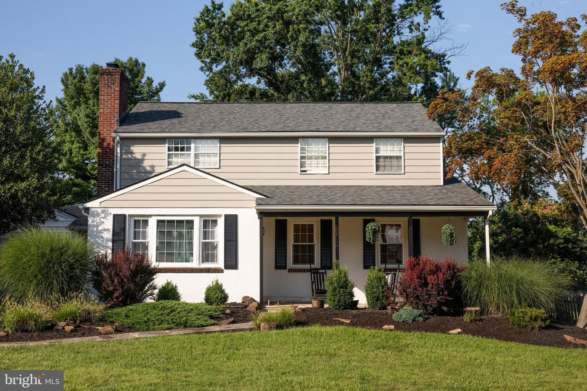 Welcome home to this delightful 4-bedroom, 2.5-bath Colonial nestled on a serene 0.5-acre lot in a peaceful, well-established residential neighborhood. Located within the highly rated Methacton School District, this home offers both space and comfort, perfect for modern family living.
The main level features a spacious open-concept living room that flows seamlessly into a cozy sitting area complete and custom built-in bookshelves. A large formal dining room with a functional fireplace, private office/den, and full-sized eat-in kitchen provide ample space for work and entertaining. You'll also enjoy a bright bonus sunroom overlooking the secluded backyard—ideal for morning coffee or quiet afternoons. A convenient full bath completes the first floor.
Upstairs, you'll find four generously sized bedrooms and a full hall bath, providing comfortable accommodations.
The basement offers additional living space, including a recreation or family room, rough in for a full bathroom, and a dedicated laundry area.
Enjoy relaxing on the peaceful front porch or entertaining in the private backyard—this home truly has it all.