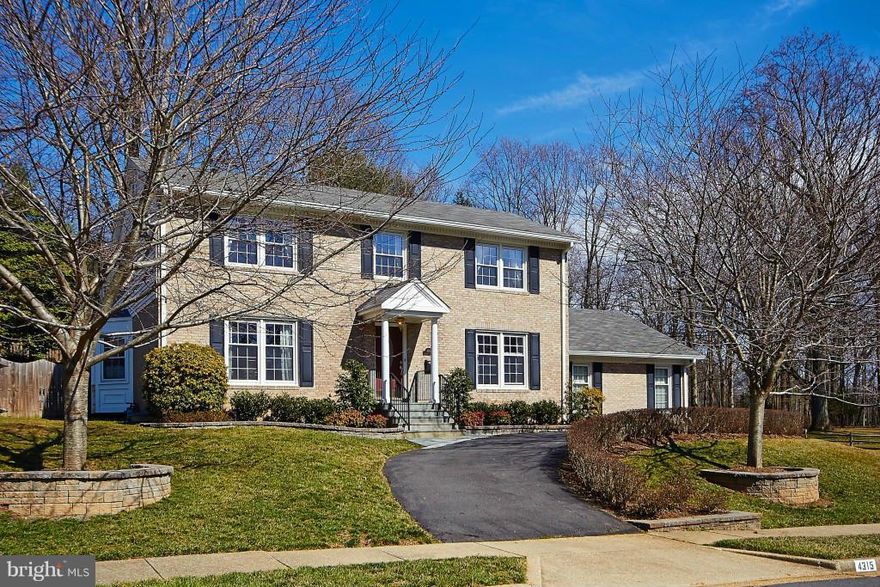 You'll love this fabulous renovated colonial ** Light--filled open floor plan w/quality updates throughout ** Stunning kitchen opens to adjoining family room ** First floor office/library ** Gorgeous hardwood floors on main & upper levels ** Beautifully renovated baths ** Delightful brick patio w/built-in barbeque ** Fully finished LL w/rec room, kitchenette, den/5th bedroom ** OPEN SUN 3/29 1-4.