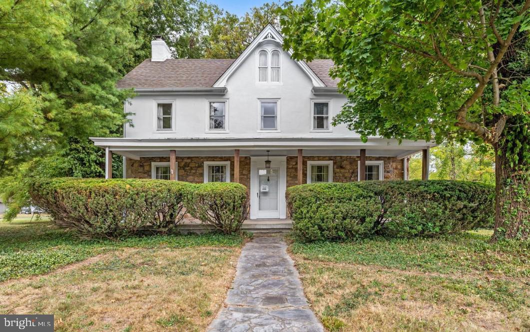 Welcome to this 100+ year old, 2-story partial stone front farmhouse situated on a 1-acre lot in desirable Upper Dublin Township! This property has so many possibilities with the potential for professional and residential Mixed use. Formerly a residence & a Notary office. Inviting covered front porch opens to main entry with hand-split pumpkin pine flooring that continues into the formal Living room & Family room with a wood-burning stone fireplace. Large Eat-in Kitchen with tile floor, electric cooktop, built-in dishwasher, wall oven & double stainless-steel sink. Large formal Dining room off Kitchen with hardwood floors & crown molding. Half bath on first floor with Laundry area. The 2nd floor offers a full hall bath & four spacious bedrooms with wood floors. Full walk up floored Attic for storage or could be finished. Full, unfinished Basement. Cast iron baseboard heat. 3 plus-car detached Garage. Gorgeous lot with mature trees offering privacy and plenty of parking space for future professional office.Other possibilities include conversion to a multi family rental as there is a large 100 plus old building directly across the street which has been converted to multi a apartment building Award-winning Upper Dublin Schools! Great location, close to train, shopping, major highways and local parks!