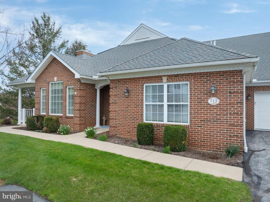 OPEN HOUSE - Sunday, April 12th, 12:00 - 1:30 PM.  Welcome to this delightful home in English Meadows! This 2 bed, 2 bath residence provides much more than an open floorplan and solid construction; it is a breath of fresh air from the pace of everyday life. Enjoy the convenience of low-maintenance living, with the association handling exterior upkeep and most utilities, so you can spend more time enjoying the community’s exceptional amenities. Gather with neighbors in the clubhouse, exercise in the fitness room, or relax and entertain poolside.
Inside, the open-concept floorplan of the unit allows for family and guests to stay connected while preparing meals and enjoying the fireplace under the vaulted ceiling. Imagine spending bright mornings in the sunroom or reading a book outside on the quiet covered patio, overlooking mature trees in the common areas. The primary suite is a peaceful retreat with an extended ceiling, two walk in closets, and a well sized ensuite bath. The second bedroom and a full bath are thoughtfully positioned for privacy, and a handy laundry room adds everyday convenience. The immaculate two-car garage provides ample storage, including an additional 6x21-foot storage area accessible via a pull-down ladder above.

Schedule your private tour today and discover the perfect setting for your next chapter!