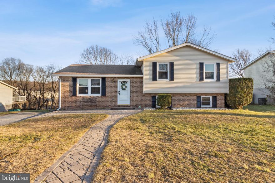 Welcome to the Eden Farms neighborhood in Westminster, Maryland. This is a charming home with a brick walkway and an overlook view. The home is located on a cal-de-sac with a private driveway. This is not your typical split level home. There are 4 floors! The main level comes equipped with a modern kitchen with sleek stainless steel appliances, warm hardwood floors, and recessed lighting.  3 of the bedrooms include vinyl plank floors and 2 updated bathrooms. If you head down to the bottom living area, there sits the 4th bedroom with brand new carpet. To round out the interior, there is another staircase that takes you to a large utility room that can be utilized in a multitude of other purposes. The property includes a shed that conveys with the home. Please feel free to schedule a private showing, we'd love to share this beautiful home with you.