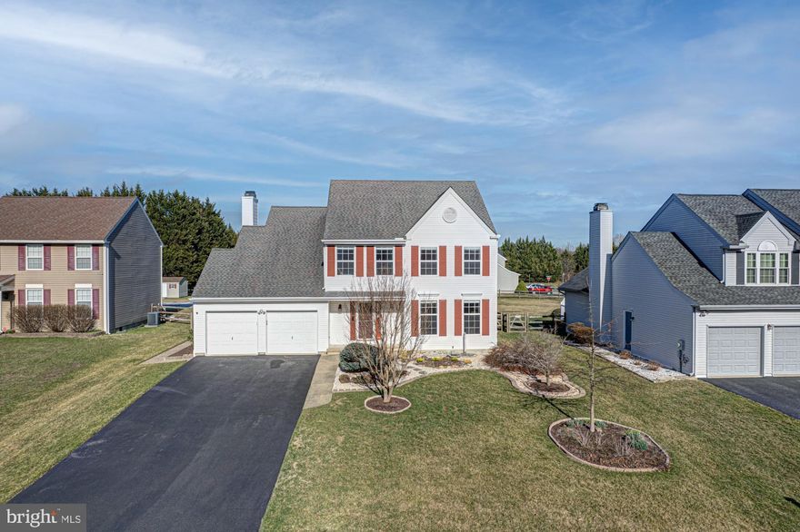 Welcome to the highly sought after community of Thornwood, where 21 Oakview Dr is waiting for you to call it home. This established and desired community is located in a prime location in Newark, just minutes from major roadways, access to I-95, close to University of Delaware campus, and this location is within radius for Newark Charter Schools!!! Community favorite restaurants and activities are just around the corner, and the options for shopping and entertainment are endless! From the moment you pull up to 21 Oakview, the stunning exterior and beautiful landscaping, already budding for spring, will draw you in, where the front entry with hardwood flooring will welcome you inside. To the left of the staircase, you'll find a guest bath and true mudroom/laundry that has been reconfigured for additional space, while to the right you'll find spacious formal living and dining rooms. Beyond the dining room, the kitchen will surpass all of your expectations, fully renovated to include upgraded cabinetry, granite countertops, beautiful stainless steel appliances, and a  stunning intricate tile backsplash. Sliding glass doors to the rear deck bring you out to the lovely fenced backyard, complete with hot tub and storage shed. The main level has not one, but two wood burning fireplaces, one just off the kitchen, and another in the MASSIVE great room addition that comes with radiant in-floor heating beneath the tile floor, soaring ceilings with intricate wood detailing and skylight, a beautiful stacked stone fireplace design, and dual sliding glass doors that provide both natural light and access to the rear deck. Upstairs, the primary suite is an owners dream, with TWO walk-in closets, a primary bath with oversized vanity and separate tub and shower. Three more bedrooms share a full hall bath on the second level. Don't forget to check out the finished basement, complete with a large living space, cedar closet, a separate space perfect for an office, workout room, or playroom, and unfinished workspace perfect for additional storage. With endless space, desirable upgrades, and a prime location, this home will be gone before you know it - don't miss an opportunity to make it yours!