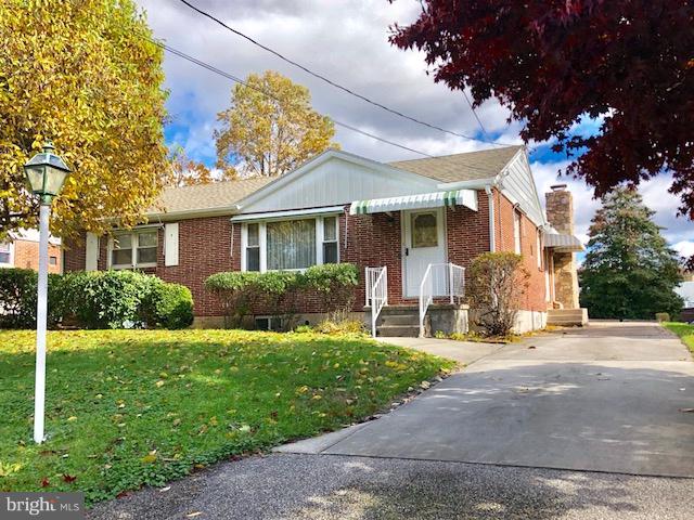Brick 3 bedroom rancher with 1.5 baths located in Chronister Park in the Central York School District provides a wonderful start for buyers who desire to move-in and add your own updates or improvements as you see fit. Hardwood floors, two fireplaces, ample living room, first floor laundry with washer and dryer, open area kitchen with large stone gas fireplace combination and stainless steel appliances. Kitchen leads out to a composite deck that continues as a ramp with a PVC railing to a spacious concrete driveway and offers easy first floor access. The large finished basement has an additional brick fireplace with a utility room and a workshop area. A generous level backyard with a shed provides additional space for outdoor activities. Property is within minutes to parks, schools and shopping. Seller will not make any repairs