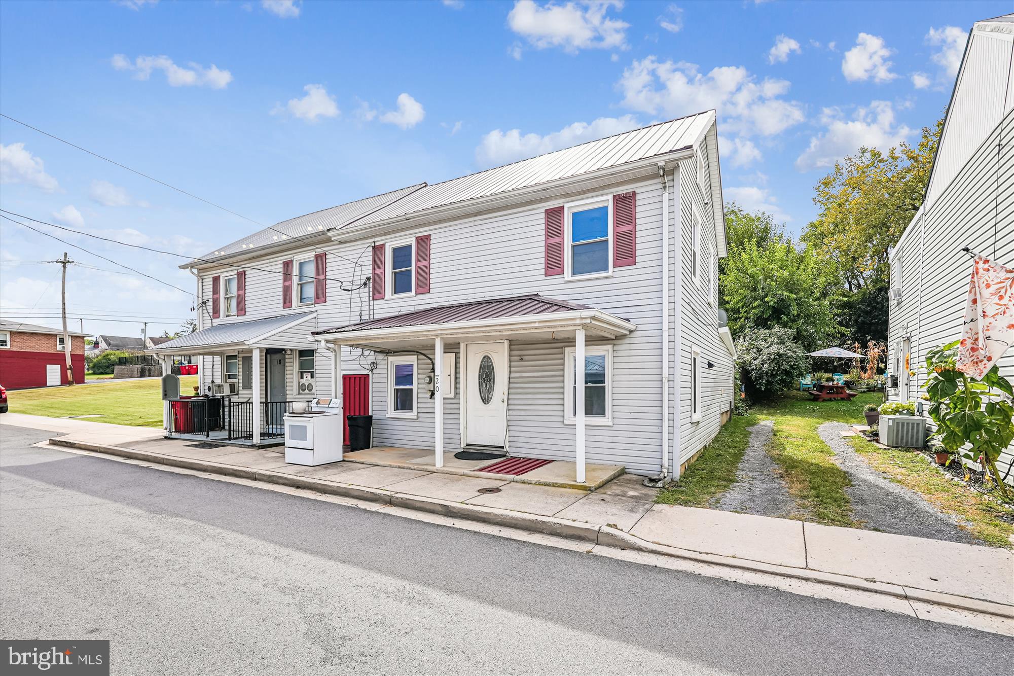 Nicely priced duplex. It features: new windows, new engineered hardwood floors on the main level, 2nd level, and the finished attic, remodeled the main floor half bath, and 2nd level full bathroom. Nice size backyard. Easy to show.
