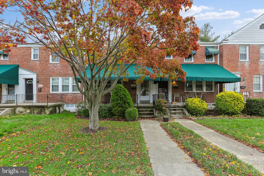 Well maintained interior rowhome in the highly sought after Loch Raven village Community!  Come see this 3 bedroom home with a finished basement and 2 FULL BATHROOMS!  This house makes a perfect starter home that is awaiting your final touches! Large formal Dining Room has plenty of space for entertaining your holiday guests.    Relax on the back deck and enjoy the peace and quiet of the neighborhood.  Only minutes from 695.   The basement hosts the laundry area and walks out to the back yard. Backyard is fenced in and ready for your family and pets to enjoy!