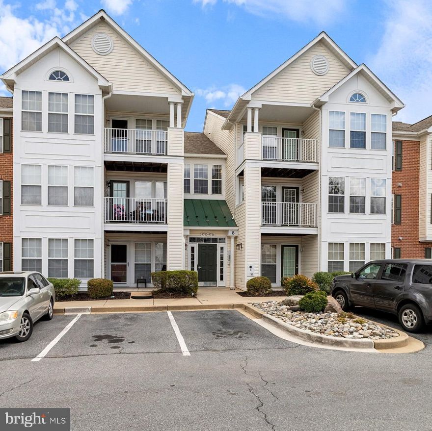 This sunny and spacious 2-bedroom plus private office condo offers everything you’ve been looking for in a secured building within a friendly, amenity-rich community. Freshly updated with eexcellent well kept carpet and paint throughout, this move-in-ready second-floor unit boasts 1,123 sq. ft. of open-concept living filled with natural light.
The white kitchen features granite countertops, a breakfast bar, a pantry, and extra storage. The primary bedroom offers an en suite bathroom and generous closet space, while the second bedroom is conveniently located near a full hall bath with a tub/shower. The private office with French doors and a large, sunny window makes working from home a breeze. Step onto the balcony and enjoy your morning coffee in a peaceful setting.
Additional features include premium in-unit laundry, warm gas heat, and ample parking for residents and guests. The low $275/month condo fee covers water, sewer, trash, and snow removal—leaving electricity as your only utility bill! Residents enjoy top-notch amenities, including three outdoor pools, tennis courts, two playgrounds, a dog run, and a community garden.
Nature lovers will appreciate direct access to Red Run Trail from the parking lot, perfect for a quiet run or walk. Shopping, dining, and entertainment options abound with Costco, Wegmans, Foundry Row, and Metro Centre all within 3 miles. Commuters will love the easy access to I-795, I-695, MD-140, and the Owings Mills Metro Station. Nearby recreational options include Green Spring Valley Golf Course, Woodholme Golf Course & Country Club, and Woodholme Park..
Don’t miss this rare opportunity—schedule your showing today!