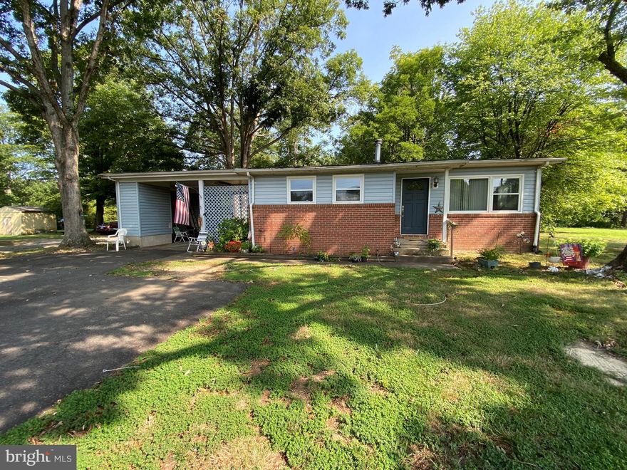 Charming 3 bedroom rambler located off Mine Rd.  One level living at it's finest, features 3 bedrooms 1 full bath.   Beautiful dark floors through out.  2 sheds in large backyard to provide plenty of additional storage.  Washer and dryer included "as-is"  Large paved driveway for plenty of parking and one car carport.  Home will be professionally cleaned between tenants.