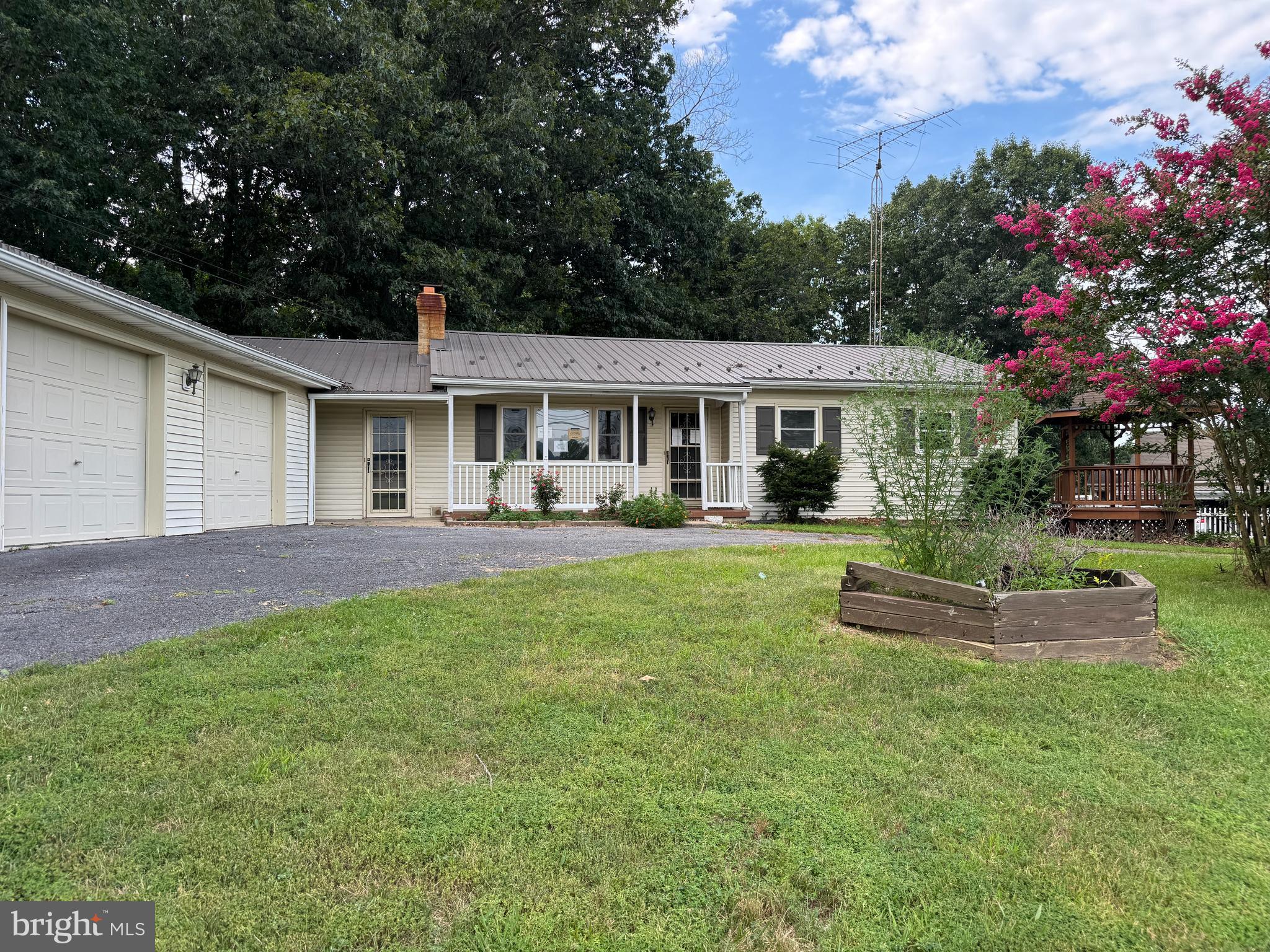 3 Bedroom 2 Bath Rancher with full basement Located along Back Creek Valley Road, property is short 15-minute drive to interstate 81, hospital & other local amenities. Has large deck with gazebo attached.
metal roof. Hardwood floors throughout. Sunroom added on. Oversized 2 car garage and utility shed. Information is believed accurate, buyer/agent use own due diligence to verify.