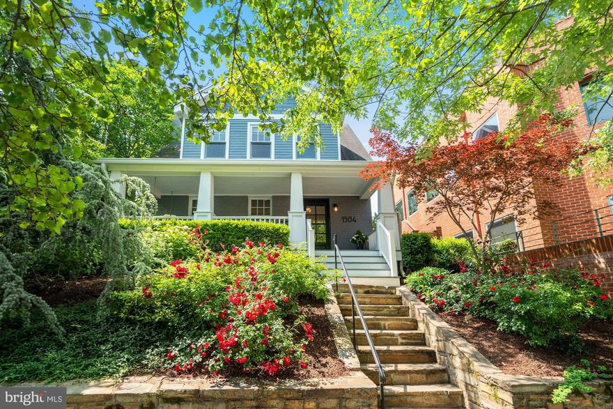 Exciting detached, fully renovated 4BR, 3.5BA Old Town home with wide welcoming front porch.  A spacious living room features tall windows, hardwood floors, and wood burning fireplace flanked by custom built-ins.  An archway leads to the dining room surrounded by wainscoting with glass French doors to the deck.  Sparkling white kitchen offers high end appliances, quartz countertops and waterfall island adjoining the family room with tall ceilings awash in natural light.  Glass doors from the family room open to beautiful patio area plus access to off street parking.  Family room has a wall of custom storage with a deep drawer, wide shelving plus storage under the long bench.  4 spacious bedrooms including renovated master suite with his and her closets and a spa-like master bath, all on second floor.  The original interior doors were copied and custom made during the renovation, finished with the original hardware.  There are heated floors in all bathrooms.  Fabulous lower level rec room, Murphy bed and full bath.  Amazing new laundry room with folding table, utility sink and wall drying rack.  3 zone HVAC with smart thermostats and cat5 cable throughout the house.  A 4-minute walk to King Street Metro as well as all that King Street has to offer.