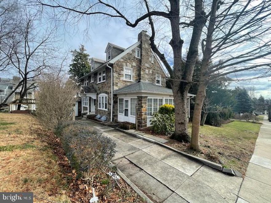 Incredible opportunity to rent a 6 bedrooms  single family house with garage in the sought after Beverly Hills in Upper Darby! Move-in ready conditions! This gem boasts a center hall entrance leading to the Living/r with wood burning fireplace and the Dining/r with French doors. The updated eat-in kitchen has an adjacent room that can be used as an office or a huge walk-in pantry and it opens to the wooden deck with stairs leading to the fenced-in backyard. An oversized enclosed Sunroom completes the first floor. The second floor includes 4 large bedrooms including the main which has a separate updated half bath and an enclosed porch filled with light for those great morning coffees. or relaxation, A full updated hall bath completes this floor. Going up the stairs to the third floor you will find 2 extra nice sized bedrooms and another updated full bathroom. Hardwood floors are found throughout the house and have just been refinished. Full basement for plenty of storage includes the laundry area and another half bath. Private driveway leading to the attached 1 car garage. Upper Darby schools. Great location close to all major roads, public transportation, 69th st, station, restaurants and Springfield Mall!