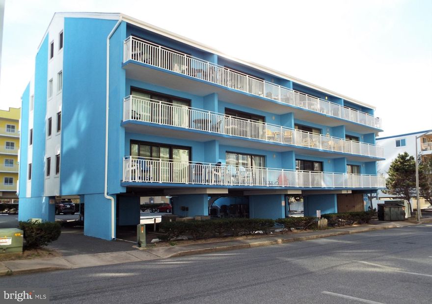 Be sure to take a look at this attractive ocean block condo just steps from the beach! Building and unit are well-maintained with many recent updates inside and out. Recent interior improvements include appliances, vinyl plank flooring through the kitchen and main living areas, carpet in the bedrooms, tile in the bathrooms plus new bedroom windows, and slider leading to the balcony. The building and balconies have recently been painted, new balcony and walkway rails installed, parking lot sealed and re-striped.