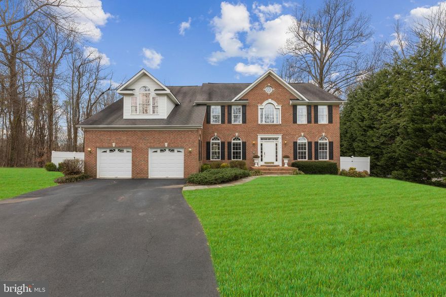 This Four Bedroom Three and one half Bath Home is situated at the end of a Secluded Cul-de-Sac. The main floor features a formal Dining  room and Living room, two story Great room and Home  Office. The Island Kitchen fills with lots of natural light and leads to the Fenced Rear yard. Retreat to the Primary Bedroom suite and relax in the soaking tub or step down to the finished lower level with a Bonus Room, Rec Room and Media Room to Entertain.