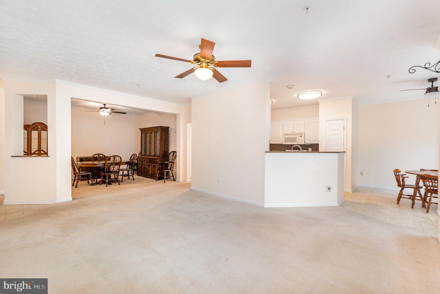 Gorgeous Larger than most at 1658 sq feet Condo in an Elevator Building.. Walk into this Bright Unit with High Ceilings, Large Closets and an open floorplan!!  2 Owner Suites on either side of the unit!  Formal Dining Room, Open Kitchen including Stone Countertops with a kitchen nook leading to a private deck! Owners Suite with a sitting room, Huge walk in closet and Large Private Bathroom with a double vanity!! 2nd  Large Bedroom & Hall Bath next door.. Washer & Dryer Closet.. Water Heater Feb 2025, Service contract paid up until Feb 2026, Newer HVAC & Windows (unsure of age)